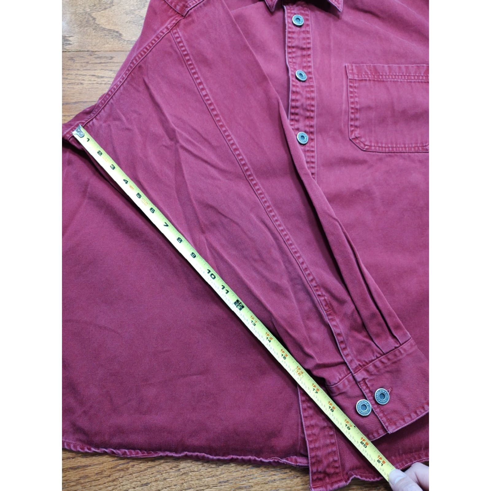 Vintage VINTAGE Cabela's Shirt Men XL Red Cotton Canvas Western Button-Up Casual Workwear Pocketed Button-Down Size US XL / EU 56 / 4 - 6 Thumbnail