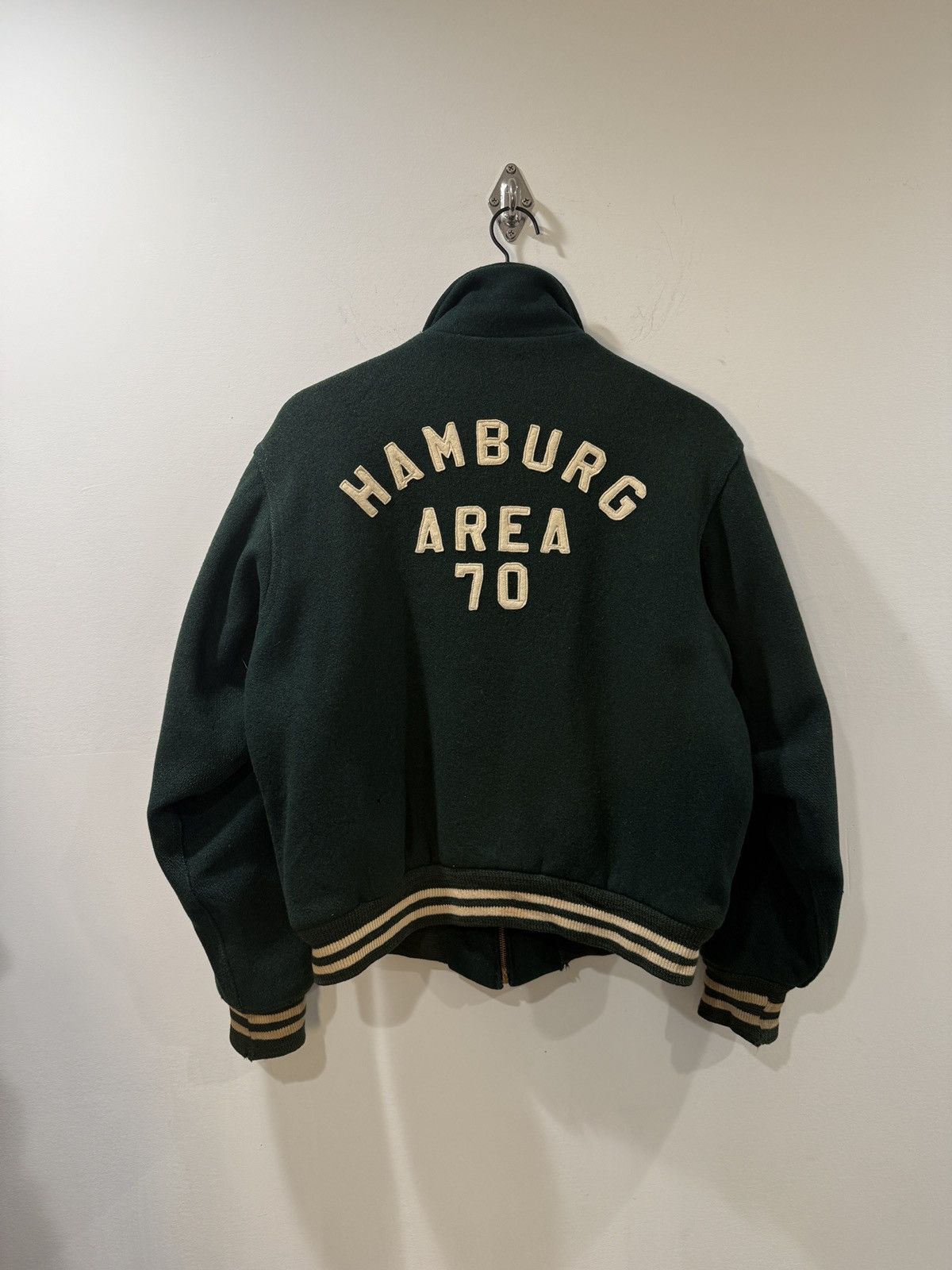 Vintage Vintage Oliver Sports Chainstitch Wool Varsity Jacket Size US M / EU 48-50 / 2 - 2 Thumbnail