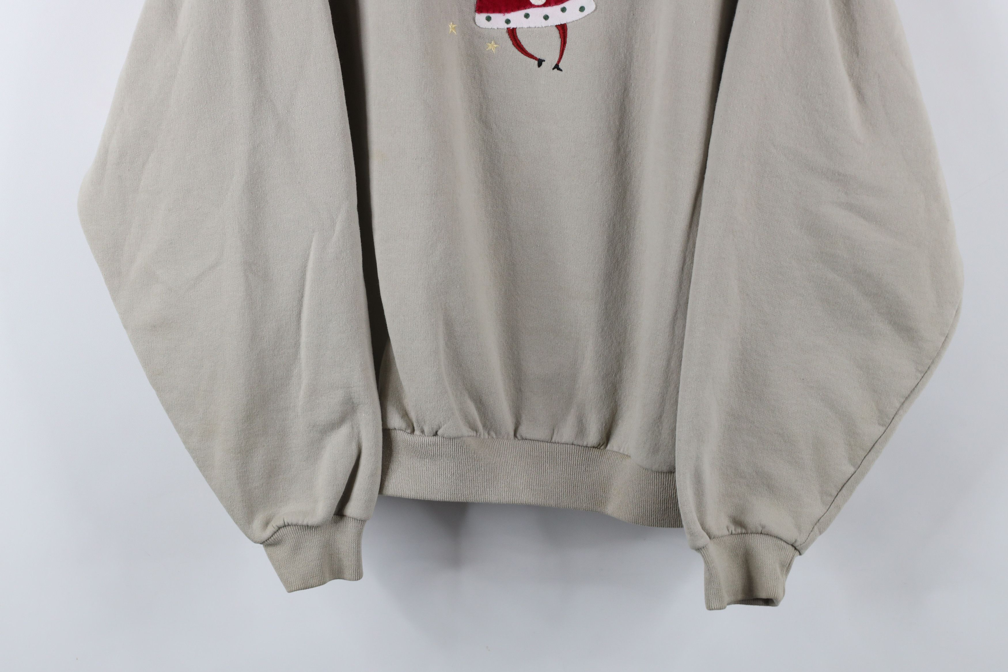Vintage Vintage 90s Streetwear Christmas Santa Claus Sweatshirt Size L / US 10 / IT 46 - 3 Thumbnail