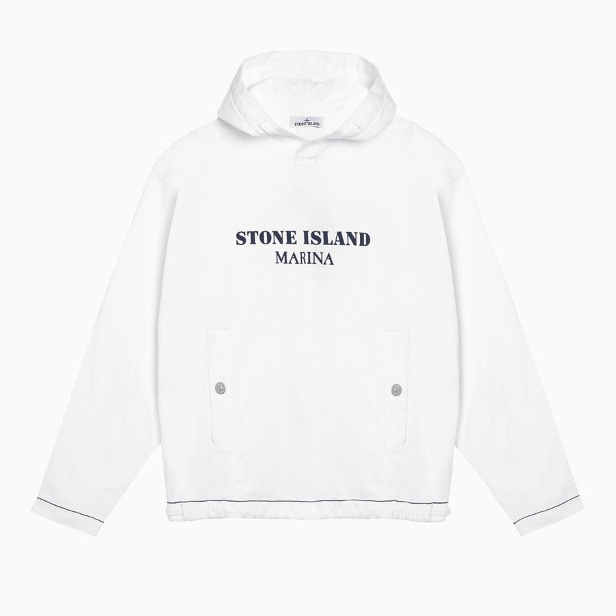 o1d2blof0624 Logo Hoodies in White