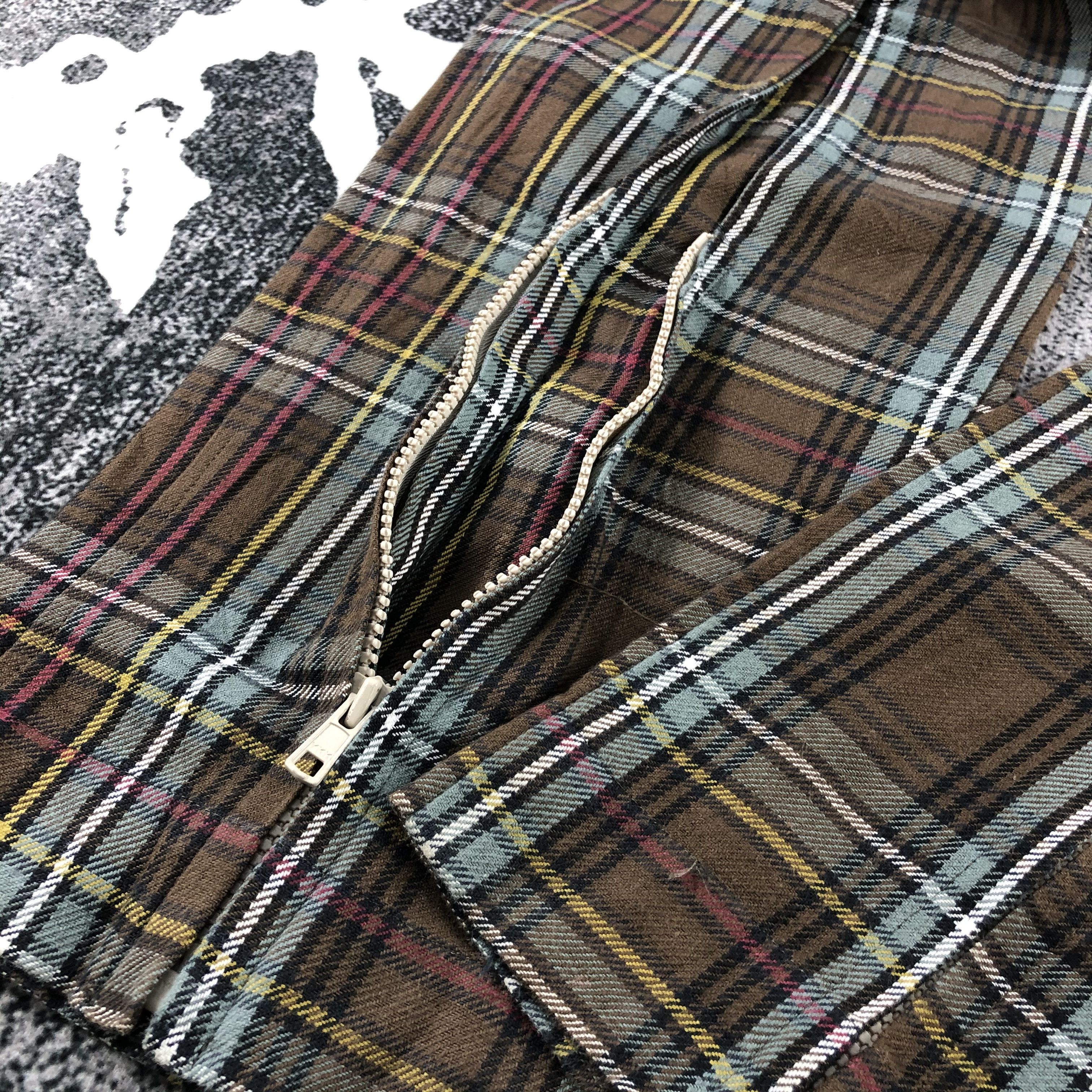 Japanese Brand Roc Star x Mad Hectic Cargo Pants Checked Trousers Size US 34 / EU 50 - 5 Thumbnail