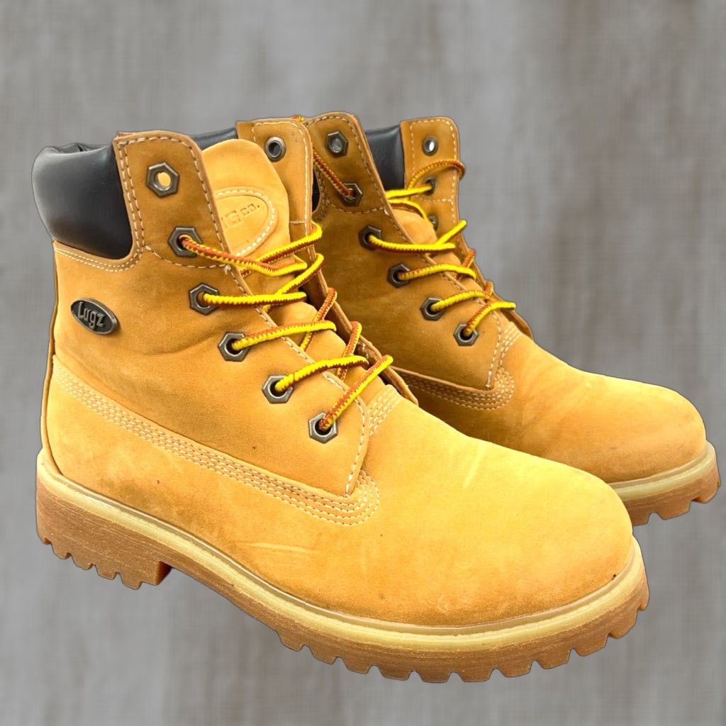 Lugz LUGZ Convoy Lace Up Boots Women 6.5 Wheat Brown Workwear Casual Ankle Boot Size 6.5 Brown Womens Size US 6.5 / IT 36.5 - 1 Thumbnail