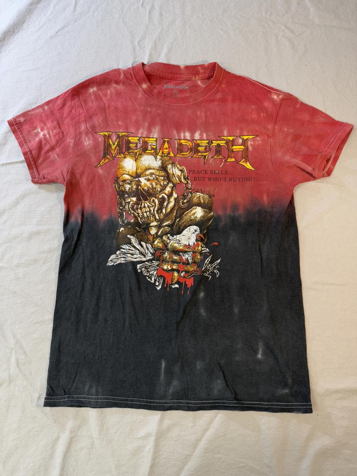 Designer Megadeth Tie Dye Dip T-shirt Peace Sells But Whos Buying S Size US S / EU 44-46 / 1 - 1 Thumbnail
