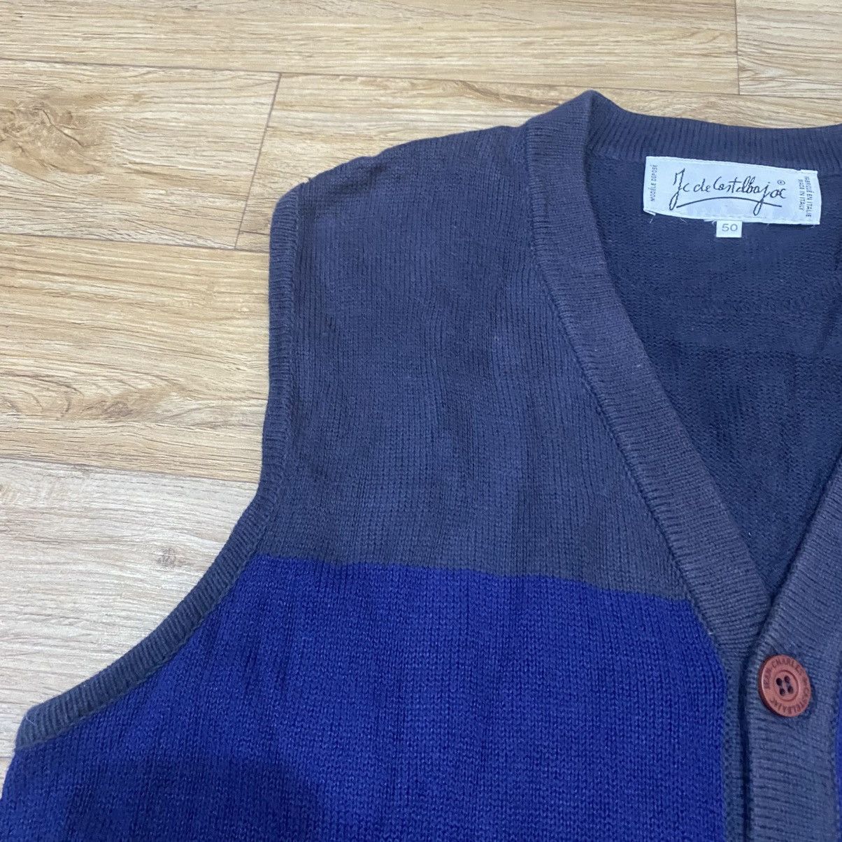 Jean Charles De Castelbajac 2000s Jean Charles de Castelabajac Tom&Jerry Vest Knitwear Size US L / EU 52-54 / 3 - 6 Thumbnail