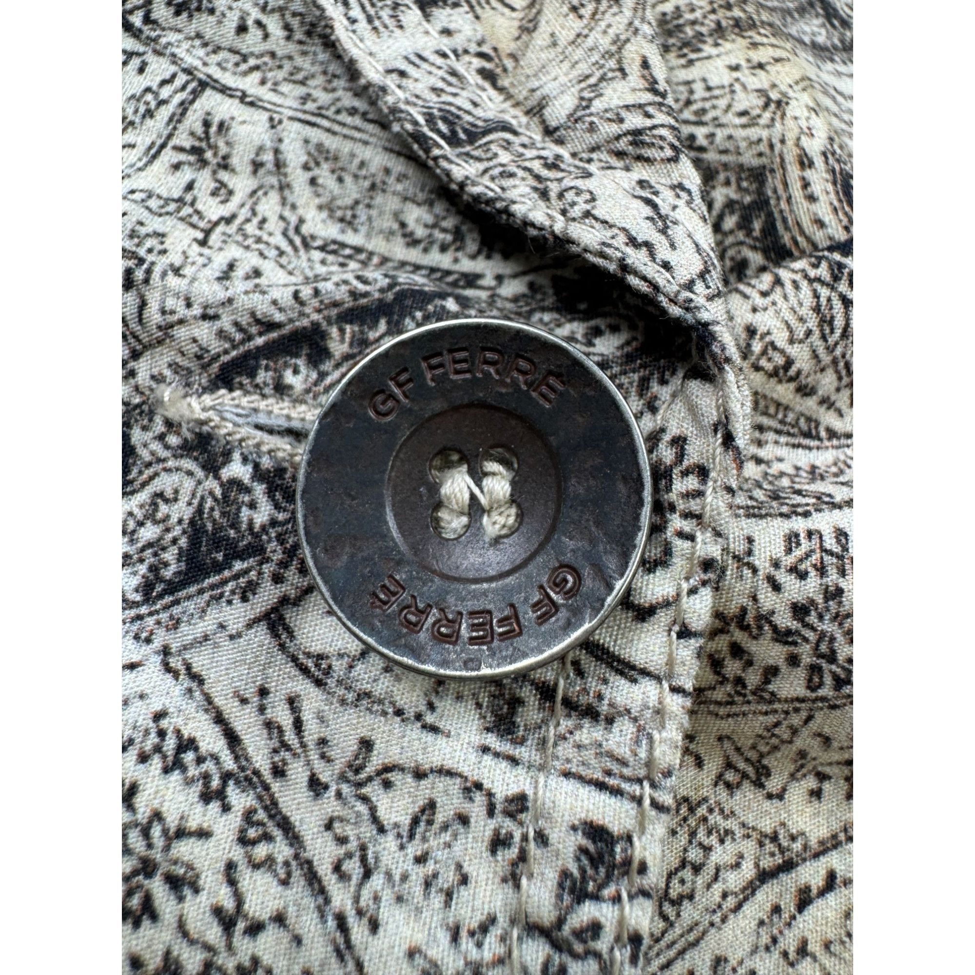 Gianfranco Ferre Gianfranco GF Ferre Vintage Abstract Pattern Blazer (Y1218) Size M / US 6-8 / IT 42-44 - 5 Thumbnail