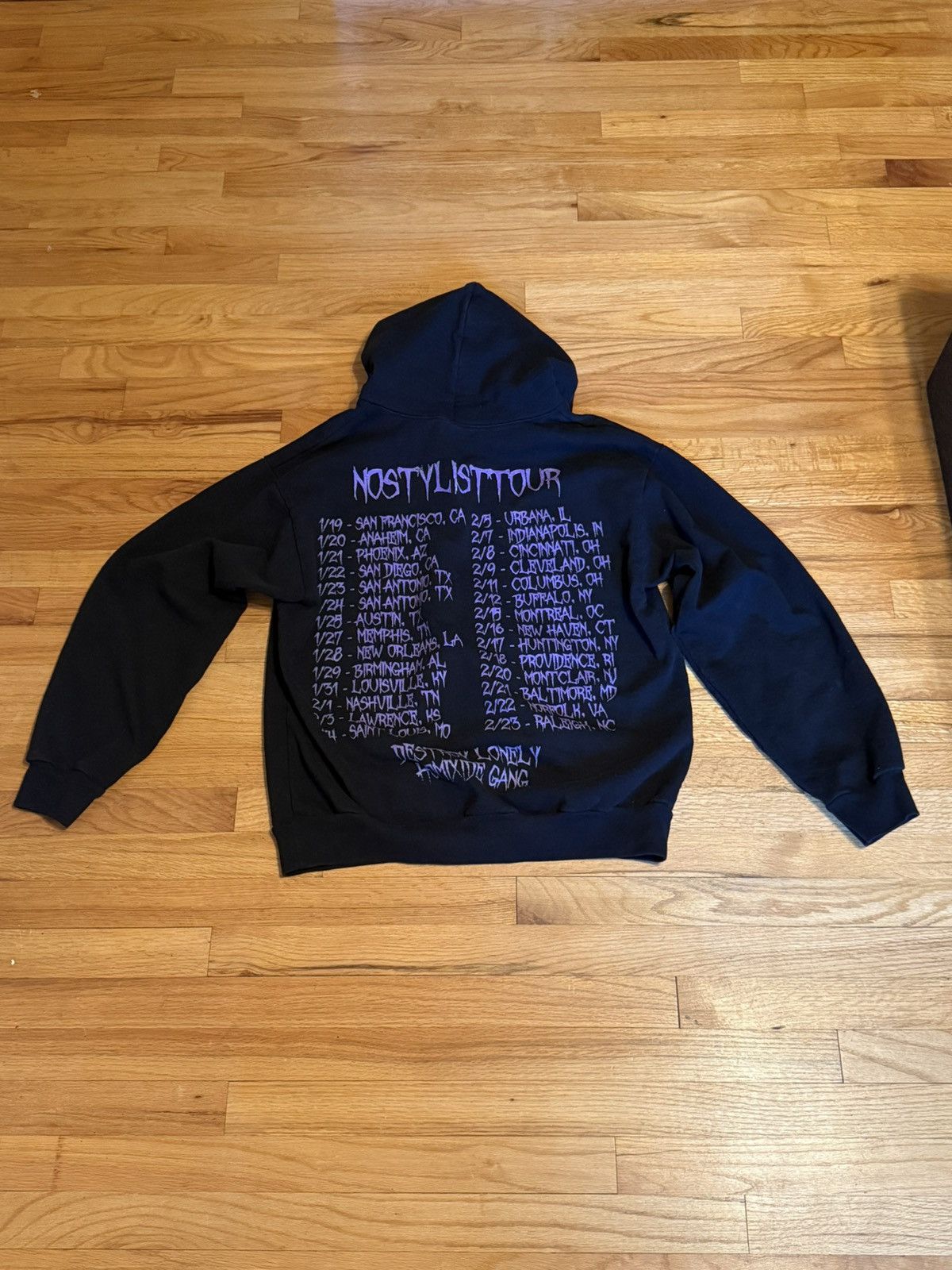 Destroy Lonely Destroy Lonley x Homixide Gang NoStylist Tour Merch Size US L / EU 52-54 / 3 - 3 Thumbnail