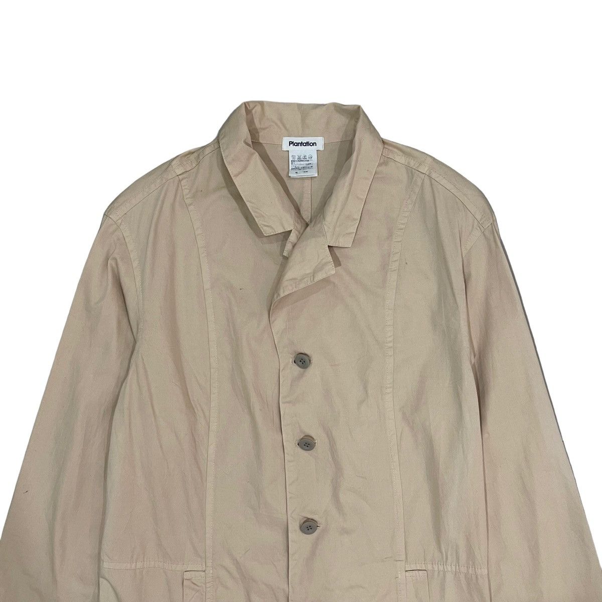 Issey Miyake Vintage Plantation Issey Miyake Linen Button Jacket Size M / US 6-8 / IT 42-44 - 4 Thumbnail