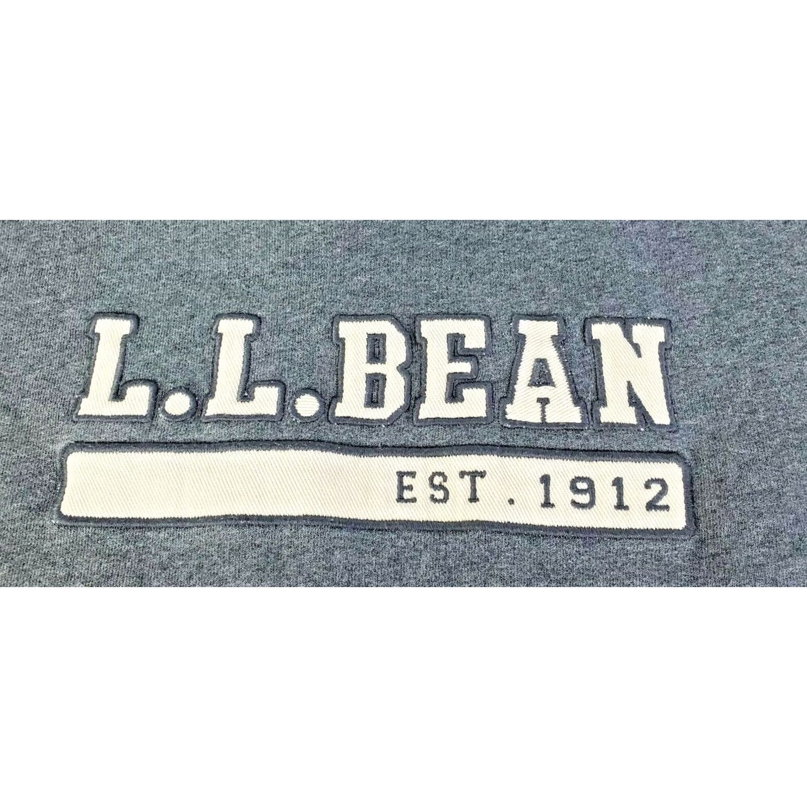 Vintage L.L. Bean Crew Neck Sweater Men L Gray Pullover Embroidered Logo Cotton Blend Knit SS Q0 Size US L / EU 52-54 / 3 - 2 Thumbnail