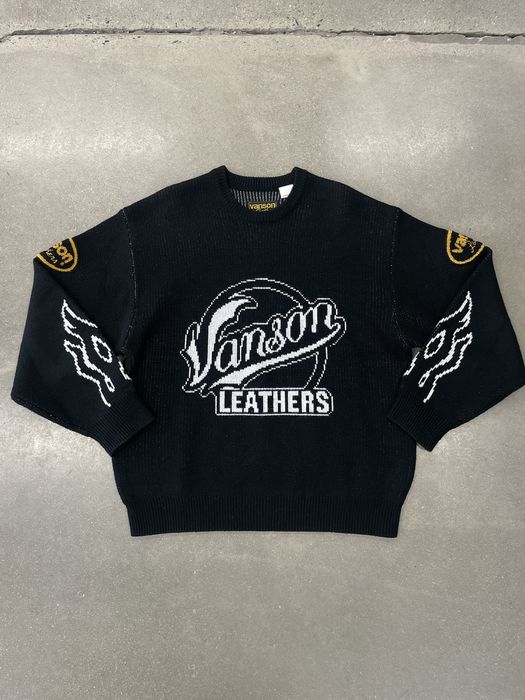 vanson leathers sweater