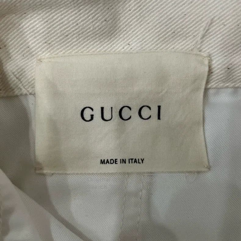 Gucci Gucci Striped leather shorts Size 28" / US 6 / IT 42 - 4 Thumbnail