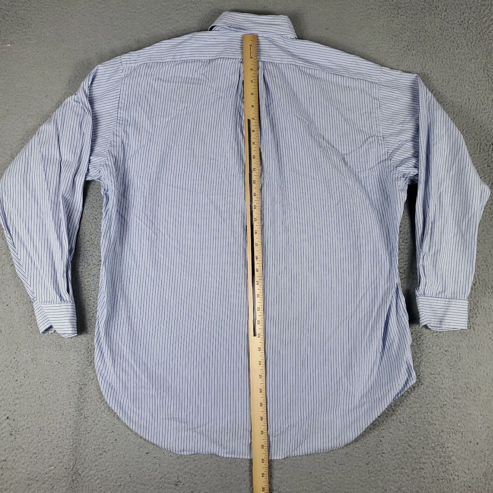 Ralph Lauren Ralph Lauren Blue Striped Button-Up Shirt Mens Large Long Sleeve Casual Preppy Size US L / EU 52-54 / 3 - 4 Thumbnail