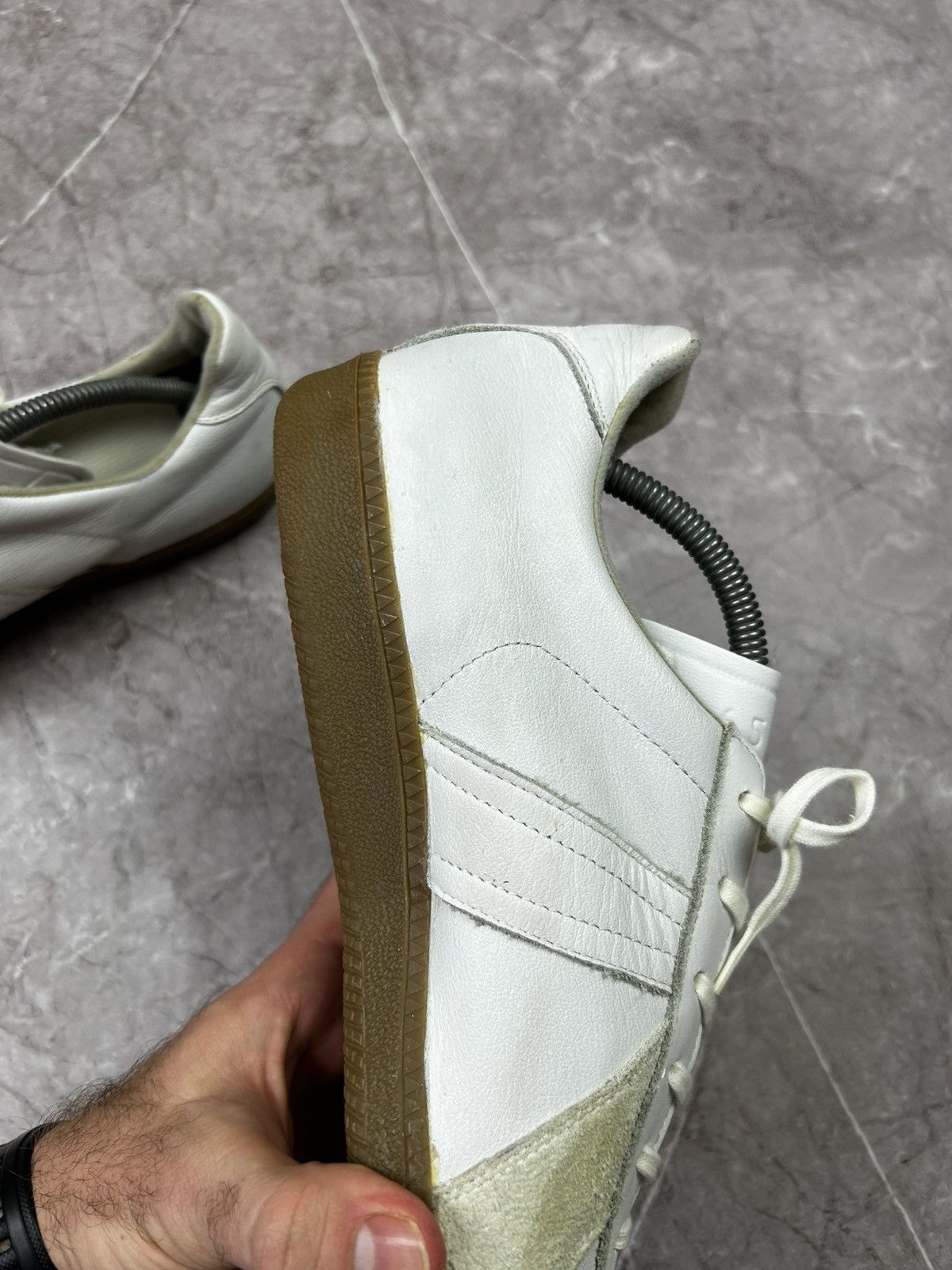 Vintage BW Sport Shoes Vintage Leather Sneakers Shoes Bundeswehr Size US 9 / EU 42 - 12 Thumbnail