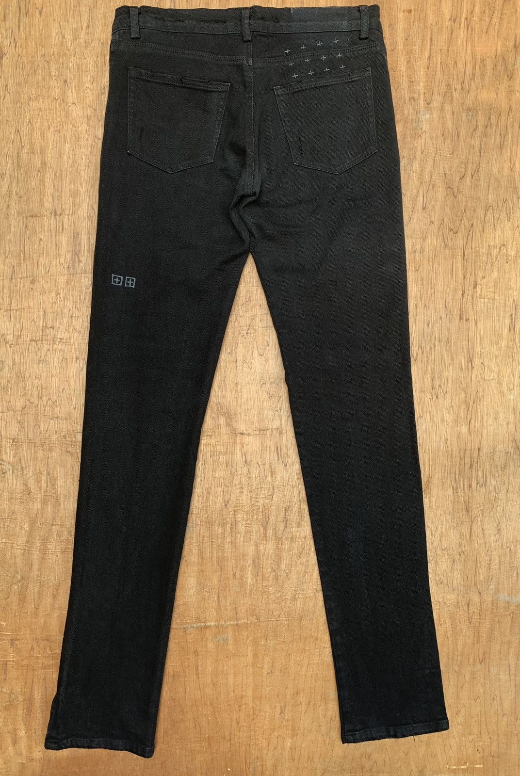 Ksubi Vintage Tsubi Before Ksubi Black Skinny Jeans Pants Size 29" - 7 Thumbnail