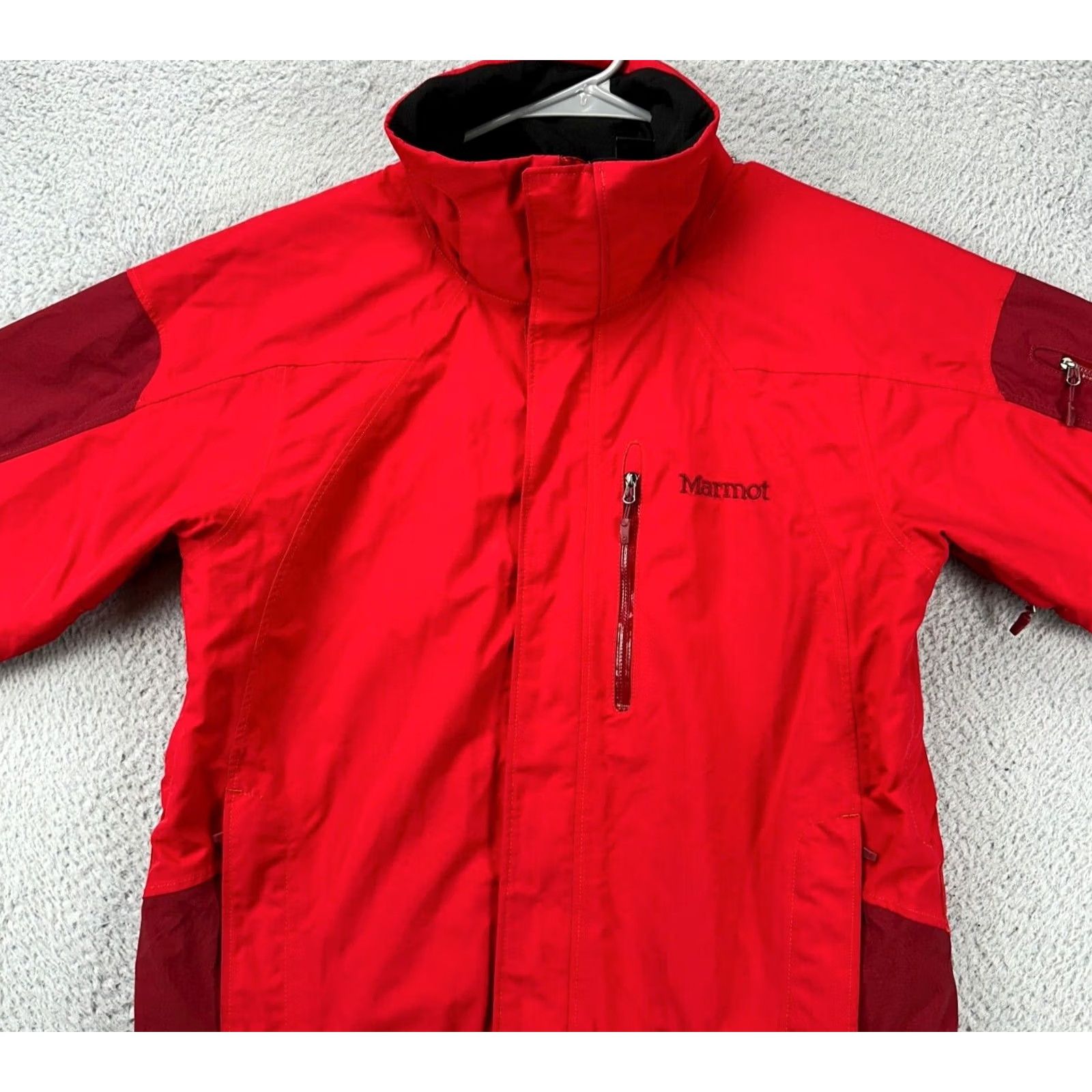 Marmot Marmot Membrain Jacket Mens Small Red Nylon Tamarack Windbreaker Full Zip Mens Size US S / EU 44-46 / 1 - 2 Thumbnail