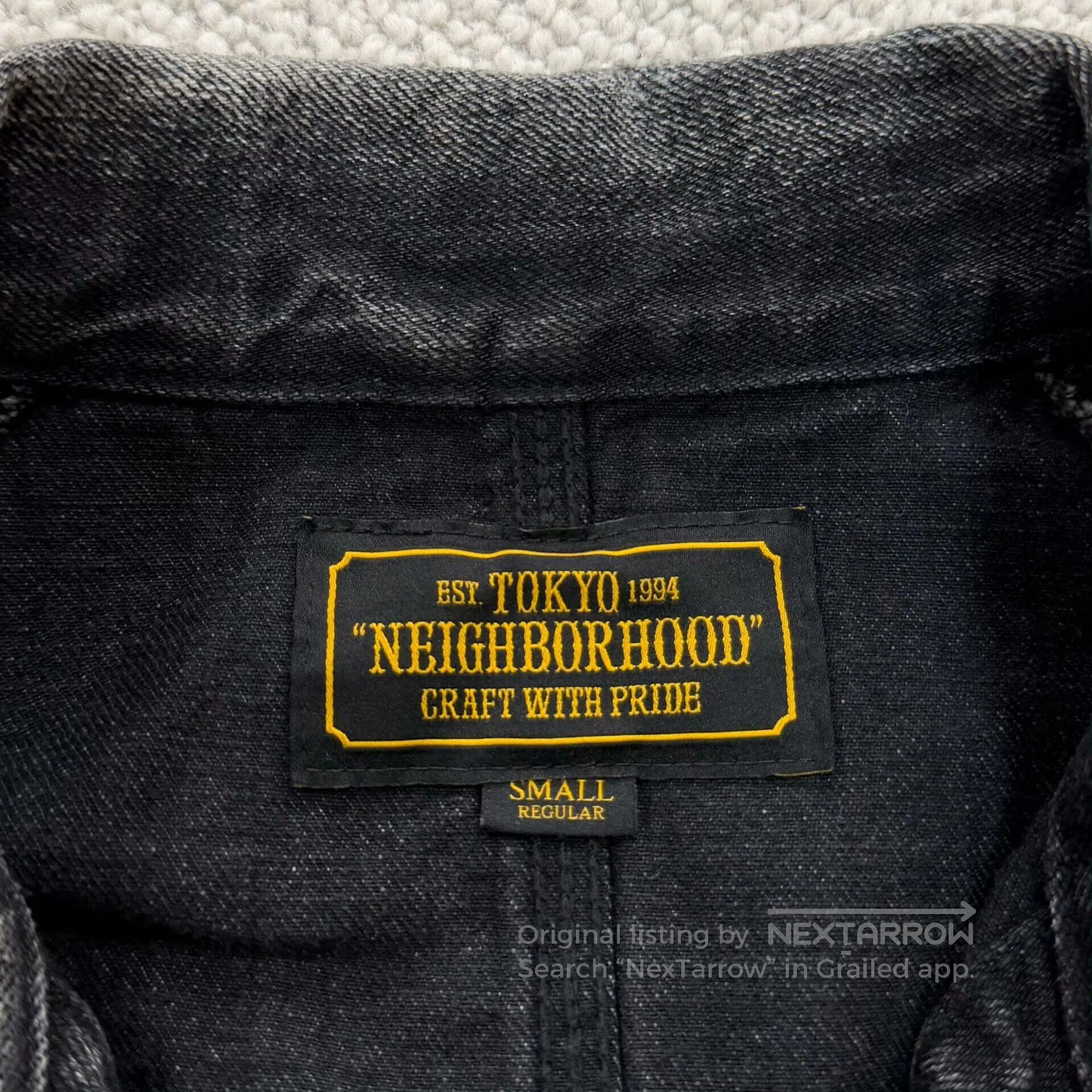 Neighborhood neighborhood scc coverall black denim jacket. Size US S / EU 44-46 / 1 - 6 Thumbnail