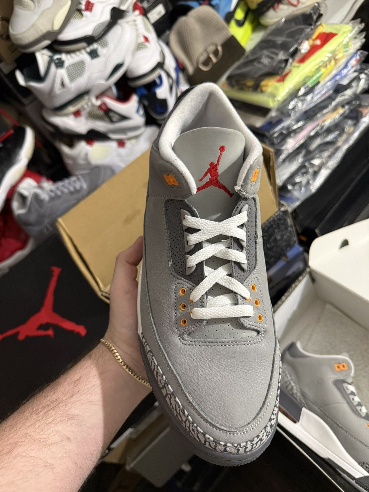 Jordan Brand Jordan retro 3 cool grey sz 10 Size US 10 / EU 43 - 2 Thumbnail