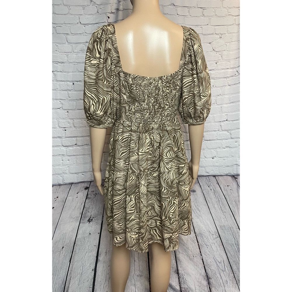 House of Harlow NWT New House of Harlow 1960 Beige Puff Sleeve Linen Mini D Size S / US 4 / IT 40 - 4 Thumbnail