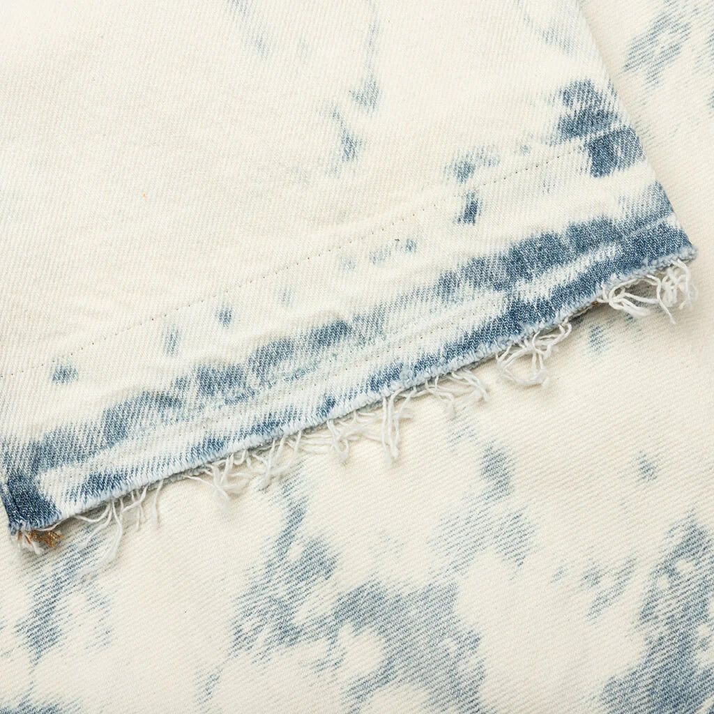 Gallery Dept. o1mle0825 Surf Side Wash Denim Pants in White Blue Size US 36 / EU 52 - 5 Thumbnail