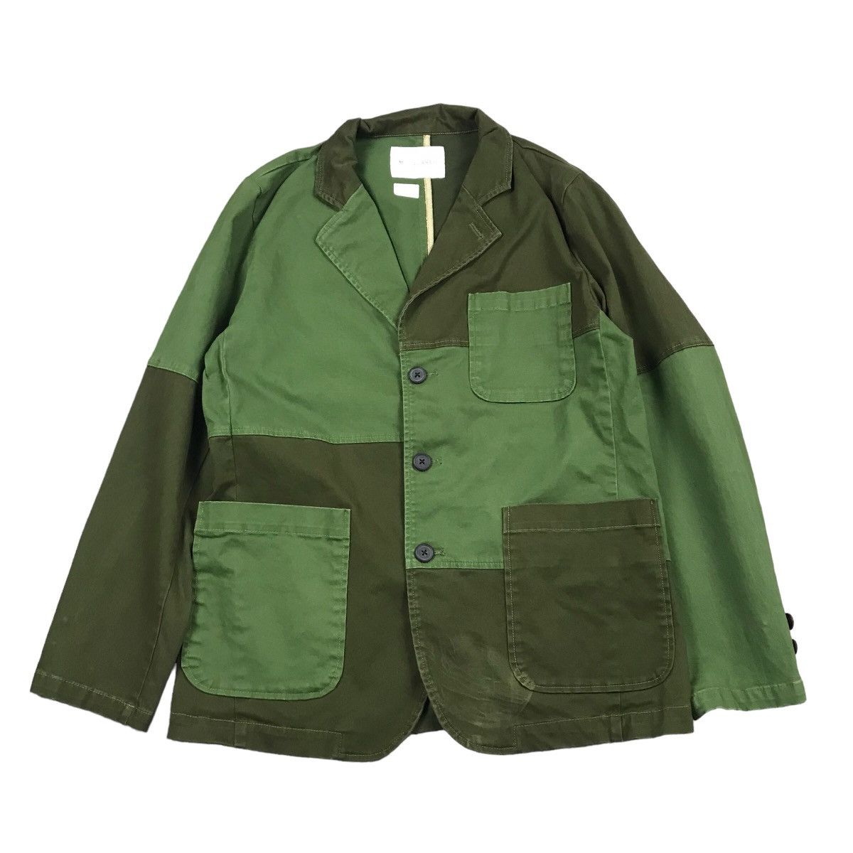 PATCHWORK JACKET M2SQUARED JAPANESE GREEN JACKET