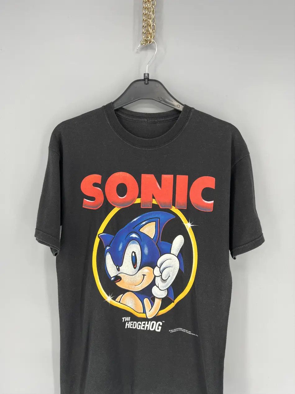 Cartoon Network Vintage Tee Sonic the Hedgehog Sega 1991 Streetwear Style Size US M / EU 48-50 / 2 - 7 Thumbnail