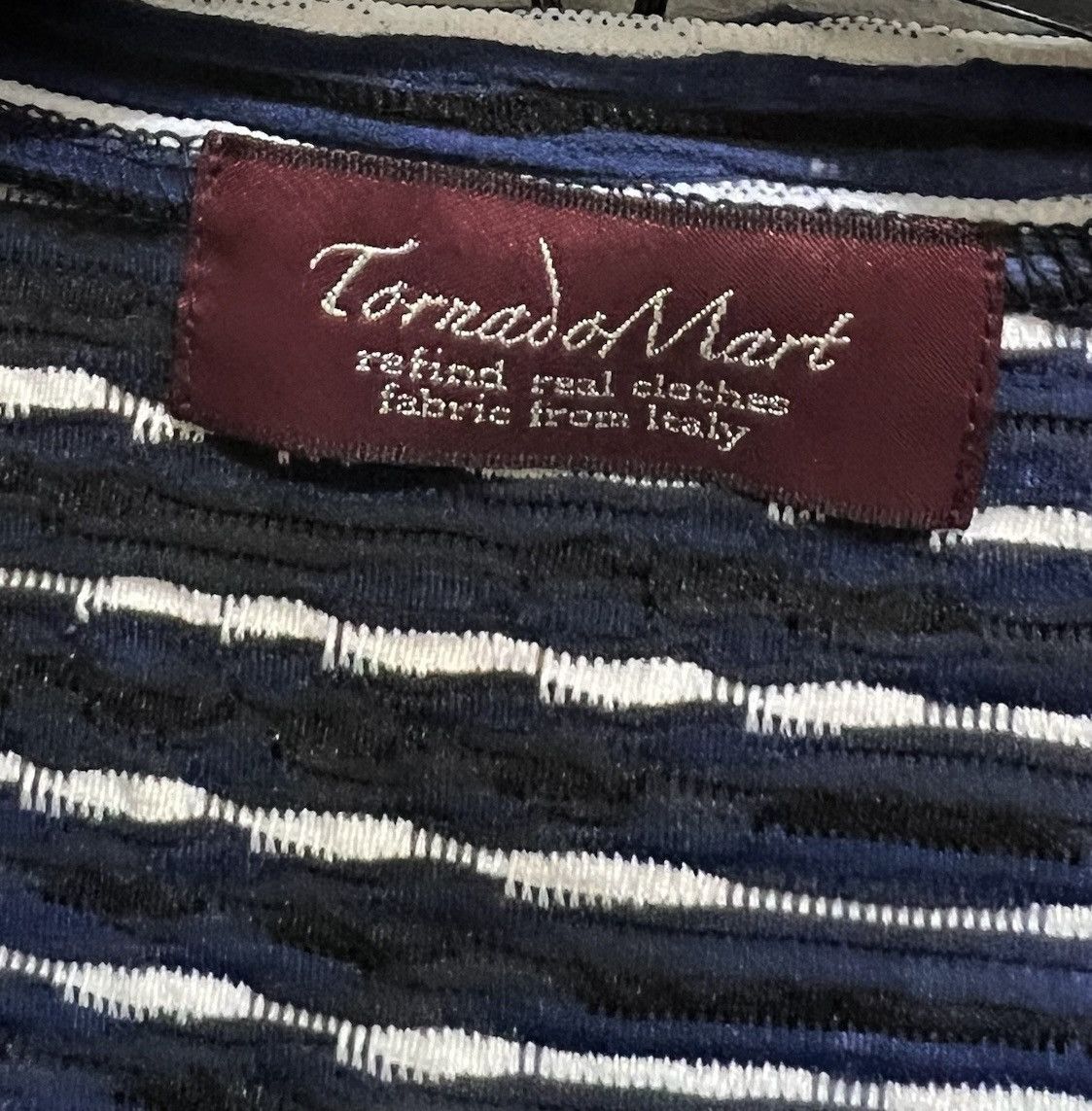 If Six Was Nine × Le Grande Bleu (L.G.B.) × Tornado Mart Tornado mart pleats distressed long slevee tee Size US M / EU 48-50 / 2 - 6 Thumbnail