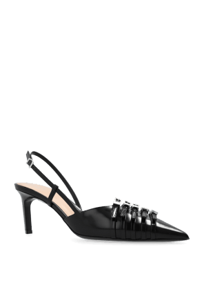 Gucci o1s1wg110425 Women's Slingback Pumps in Black Size US 10 / IT 40 - 4 Thumbnail