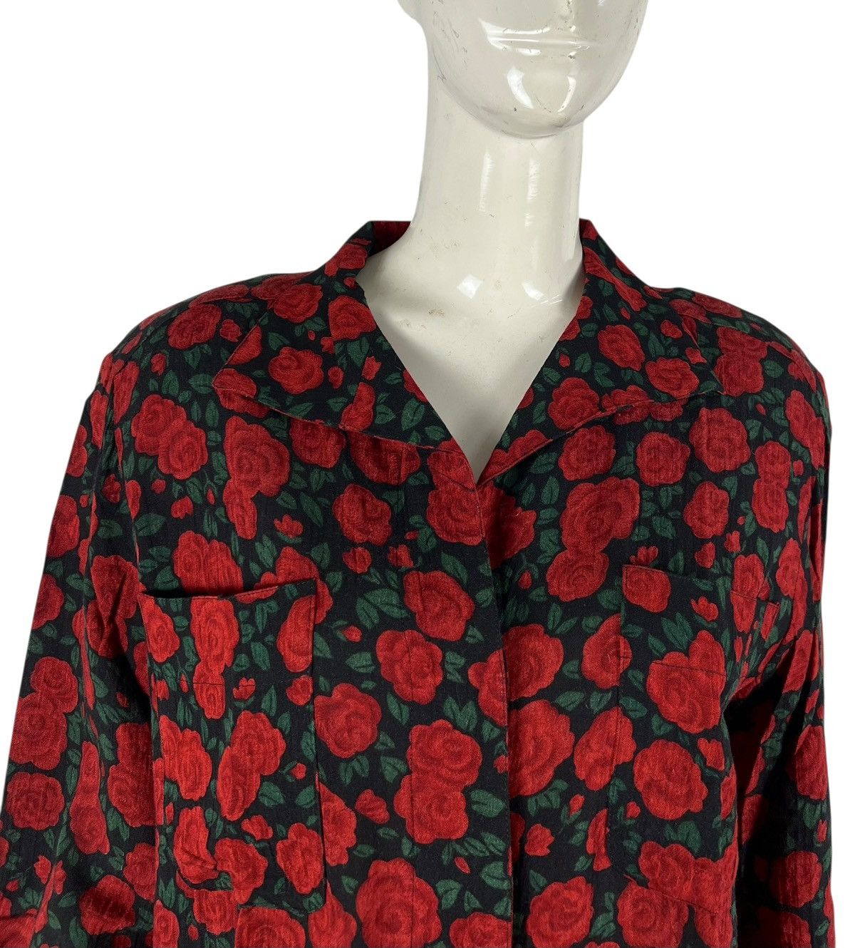 Fendi 70s Vintage Fendi Open Collar Shirt Size M / US 6-8 / IT 42-44 - 4 Thumbnail