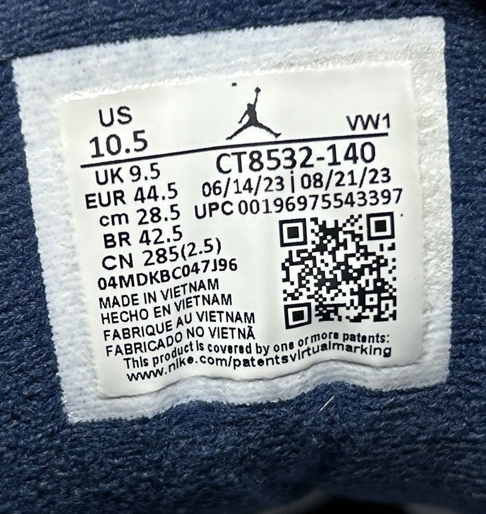 Jordan Brand × Nike Nike Air Jordan 3 Retro ‘Midnight Navy’ Shoes Size: 10.5 M Size US 10.5 / EU 43-44 - 7 Thumbnail