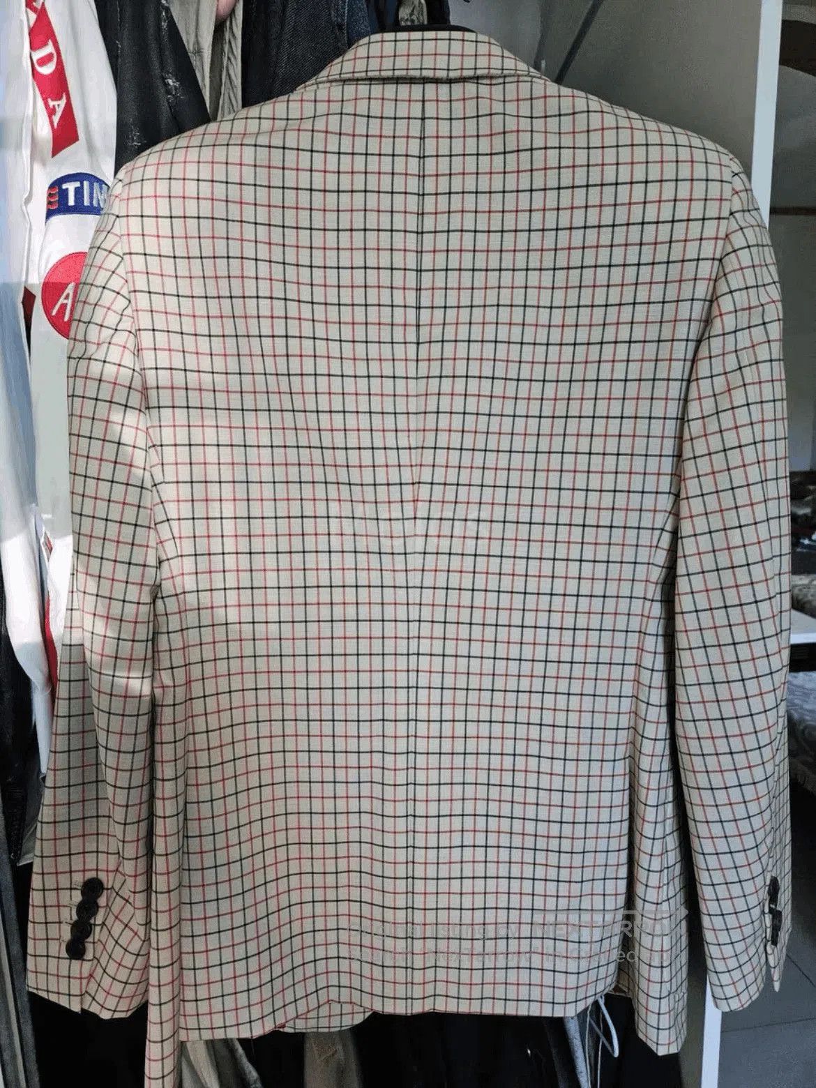 Prada Sz 44 Prada Plaid Blazer Jacket. Size US S / EU 44-46 / 1 - 2 Thumbnail