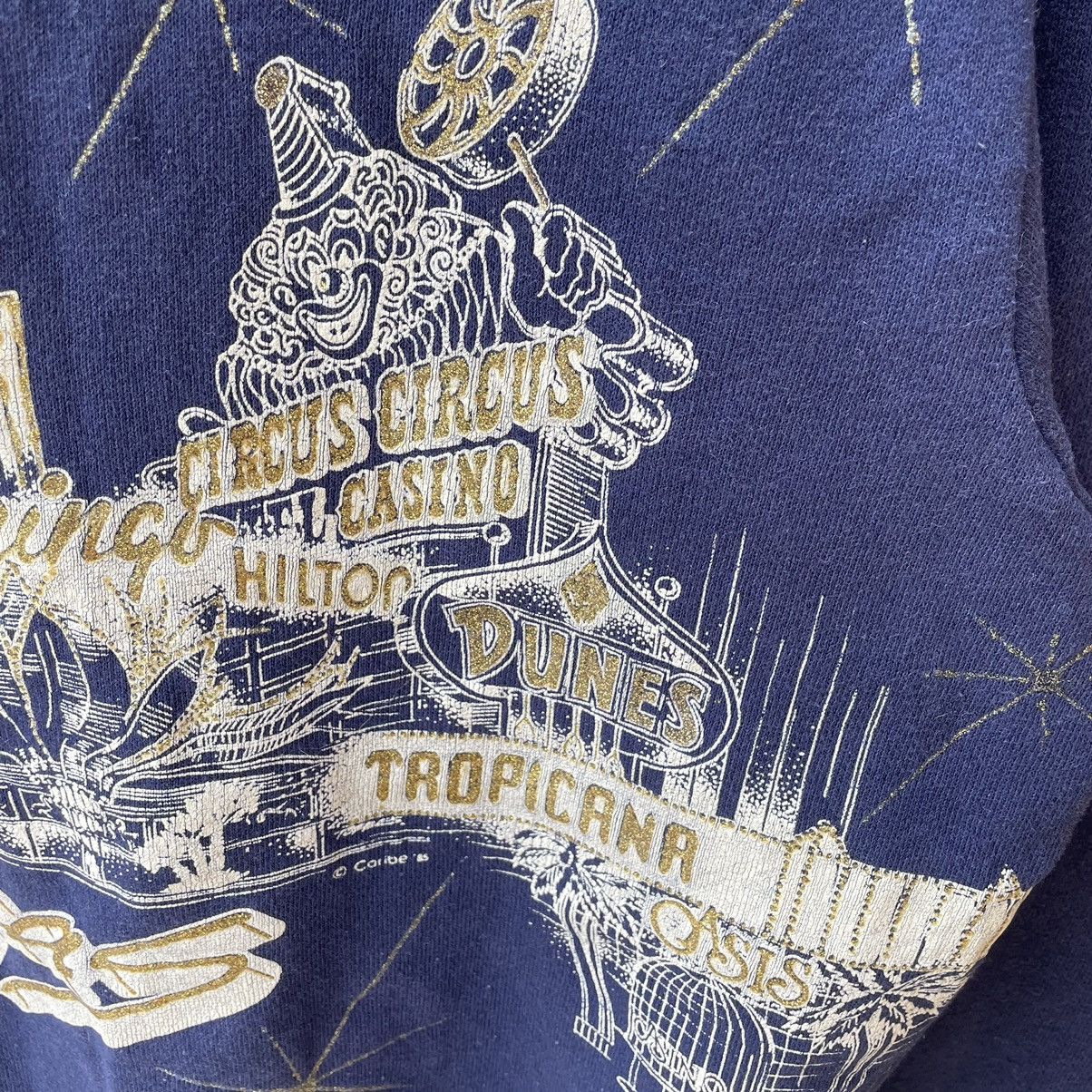 🔥Vintage Las Vegas Casino City Overprint Sweatshirts