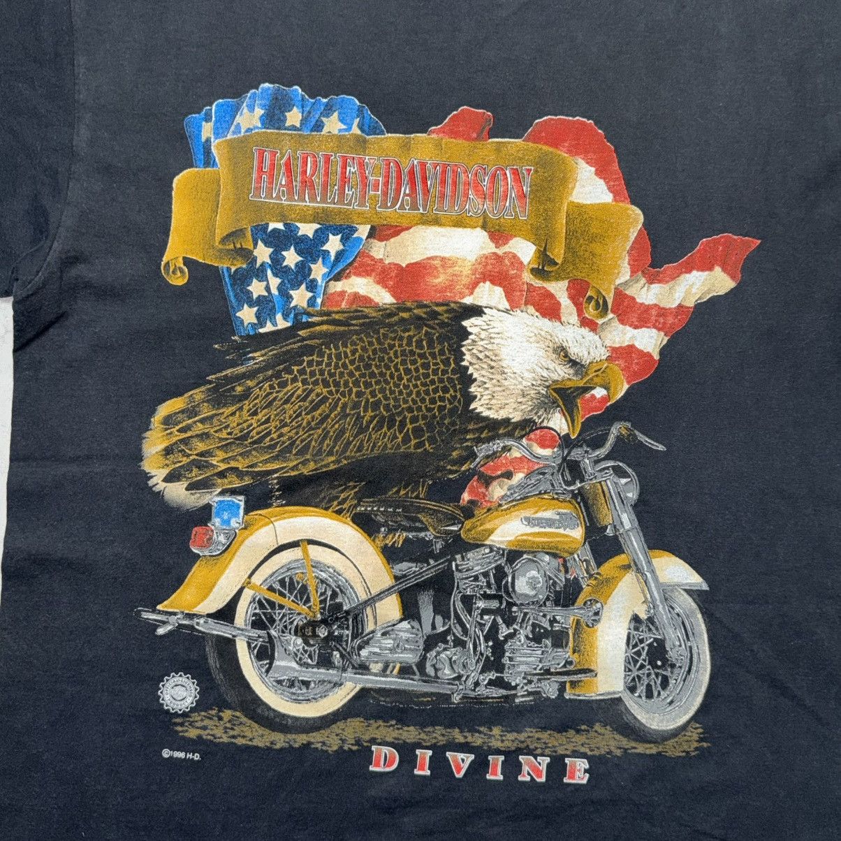 Harley Davidson Vintage Harley Davidson 1996 90s Tee Size US L / EU 52-54 / 3 - 4 Thumbnail
