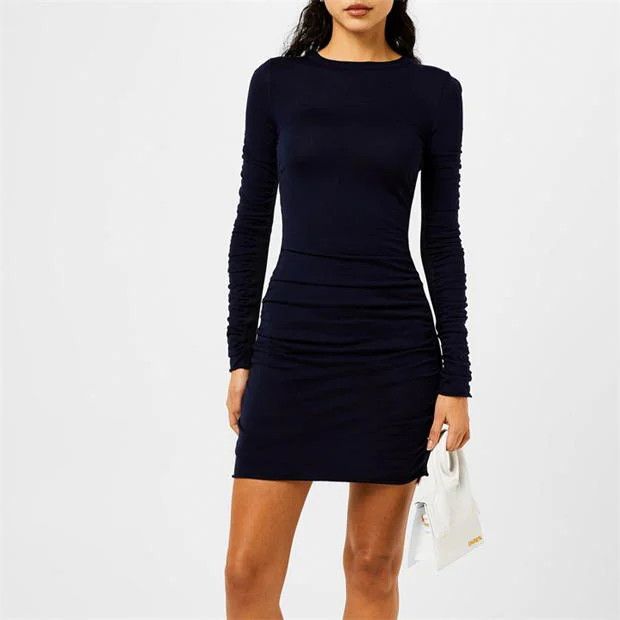 Jacquemus o1g2r1mq1024 Mini Dresses in Dark Navy Size M / US 6-8 / IT 42-44 - 5 Thumbnail
