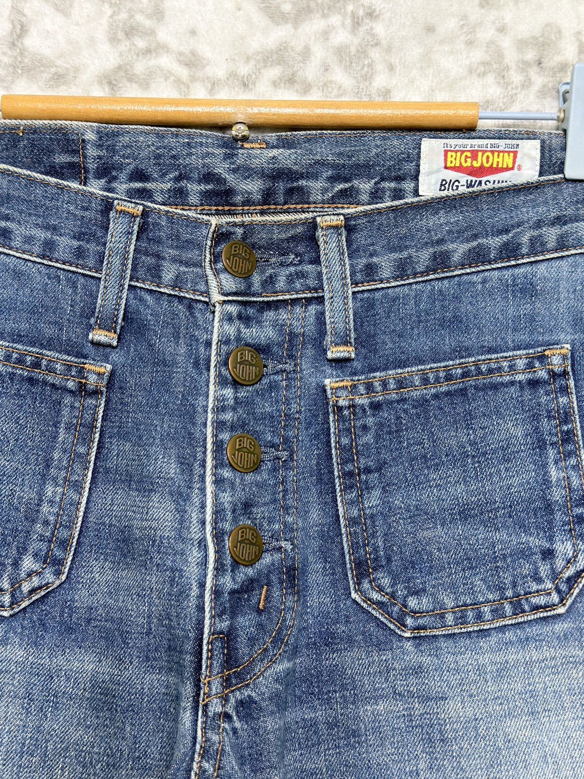 Big John Vintage Big John Bush Pant Flare Jeans Japan Bell Bottom Size US 29 - 8 Thumbnail