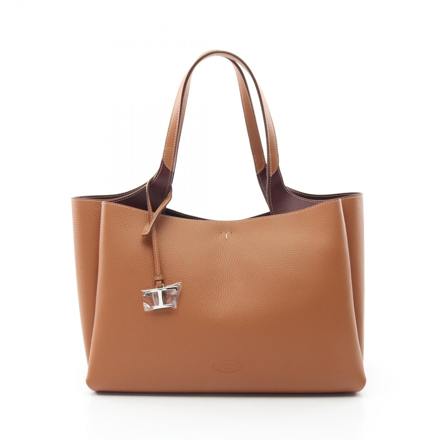 Tods Tod's Tod's T Timeless Leather Tote Bag Leather Tote Bag Xbwapaf9300Qri9P13 in Brown, Women's