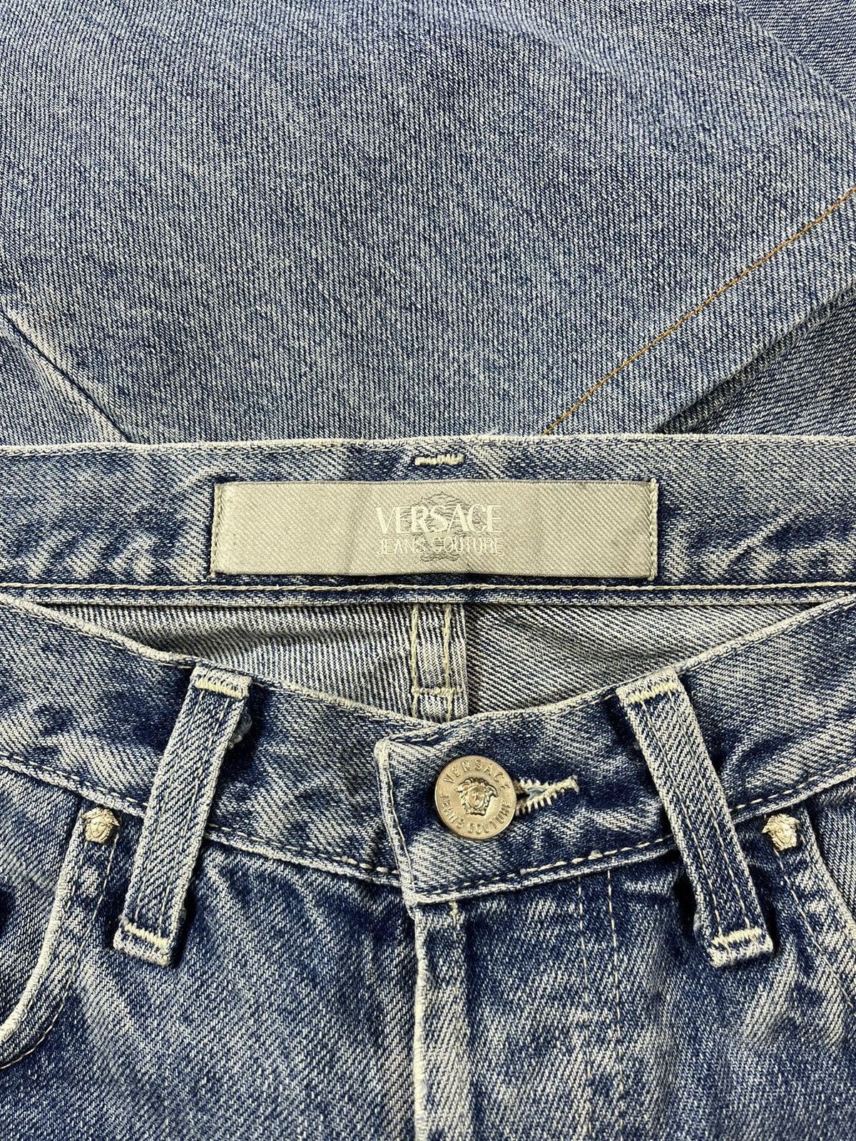 Versace Jeans Couture Versace Jeans Couture Distressed Denim – (Made in Italy) Size US 31 - 11 Thumbnail