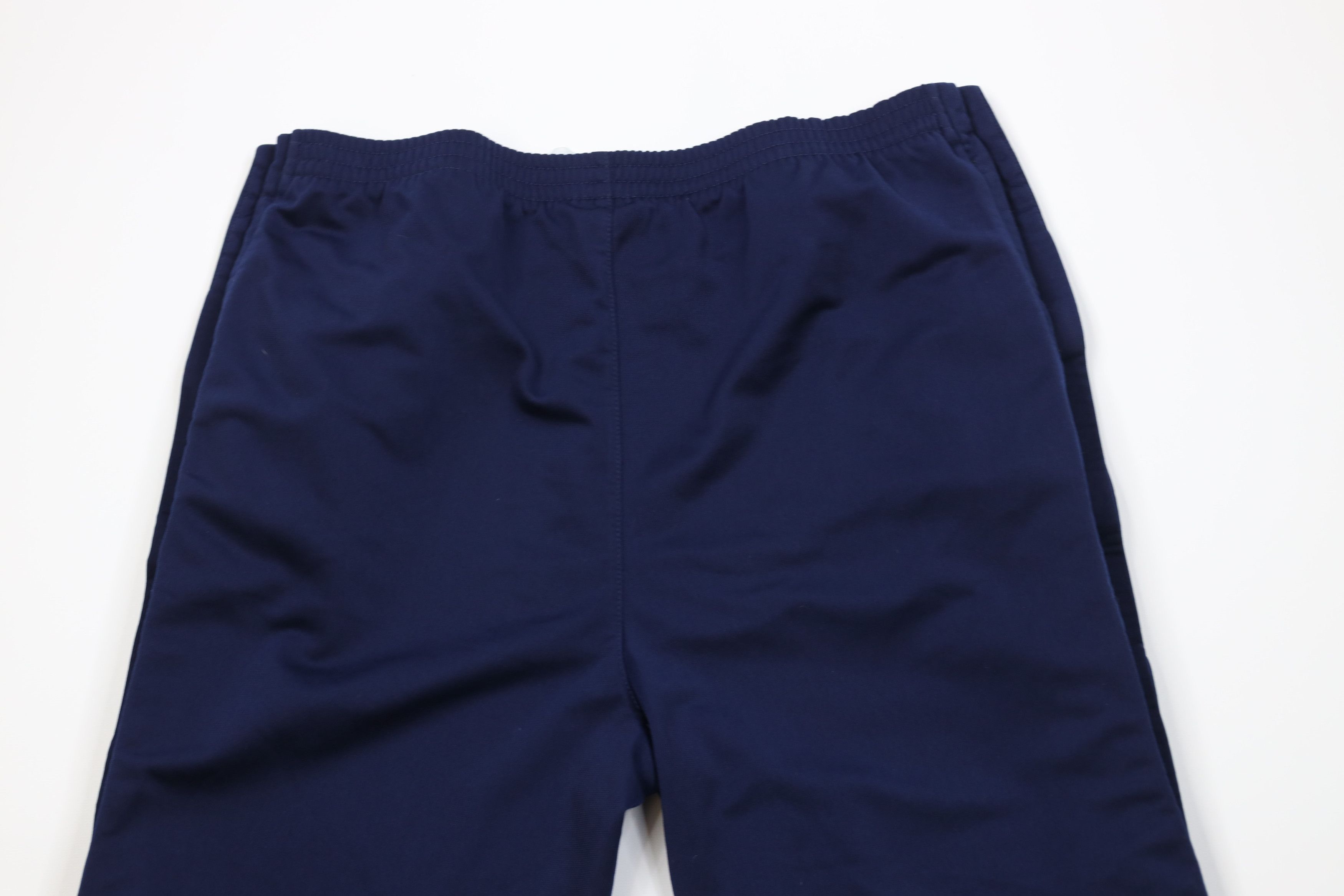 Adidas Vintage 90s Adidas Striped Wide Leg Tearaway Pants Blue Size US 32 / EU 48 - 13 Thumbnail