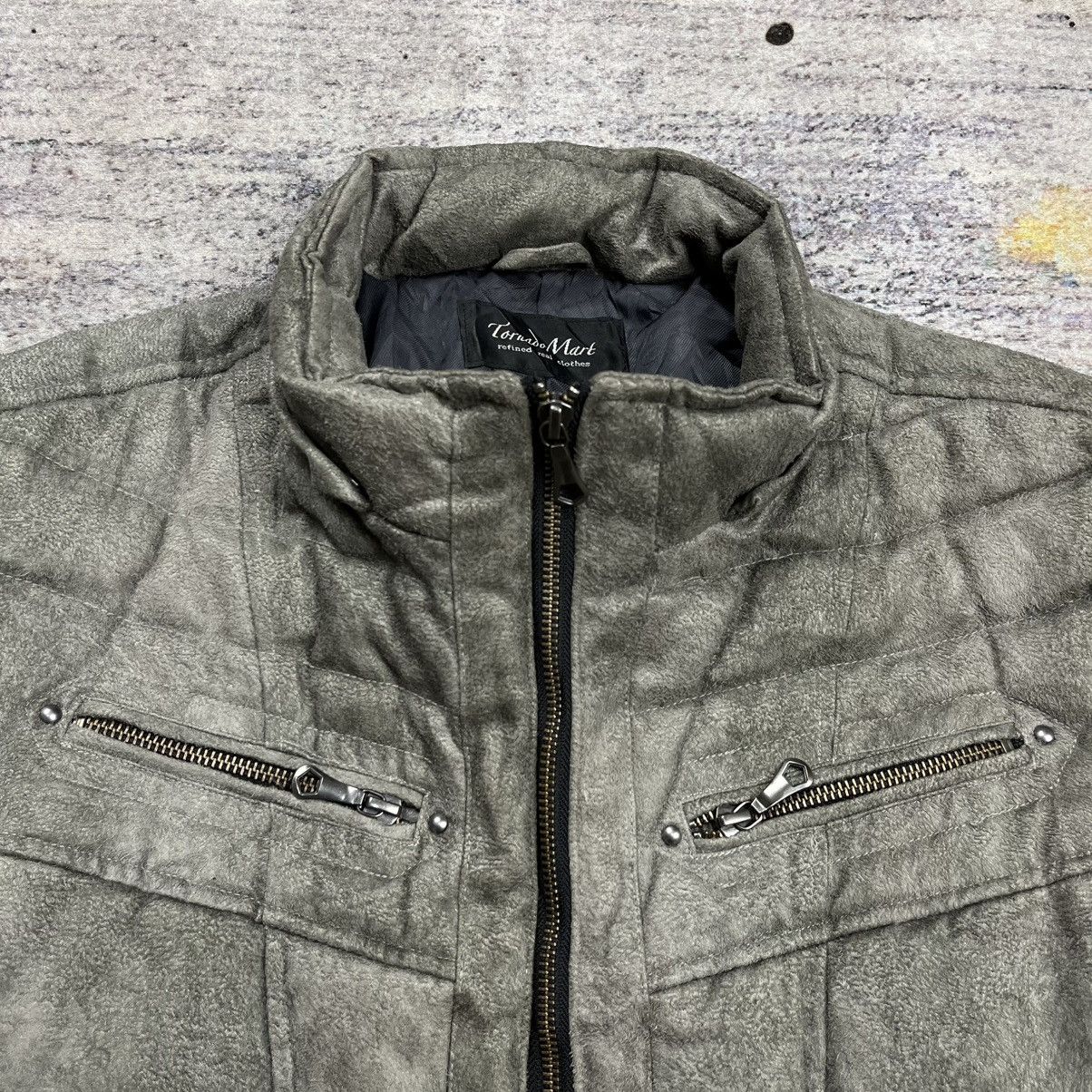 Tornado Mart Tornado Mart micro suede riders puffer jacket vkei style Size US M / EU 48-50 / 2 - 12 Thumbnail
