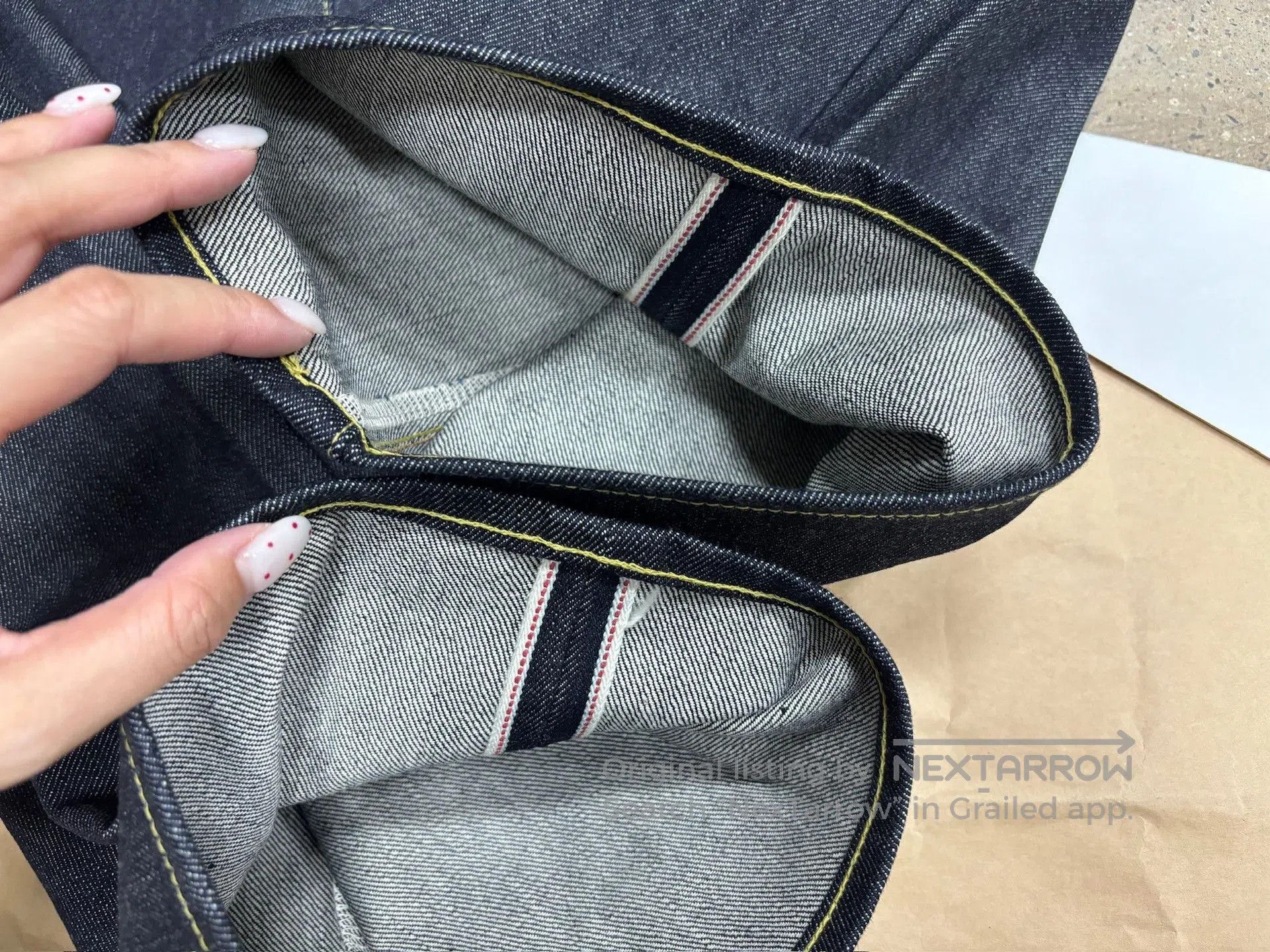 Visvim VISVIM WIDE UNWASHED RAW DENIM JEANS. Size US 34 / EU 50 - 6 Thumbnail