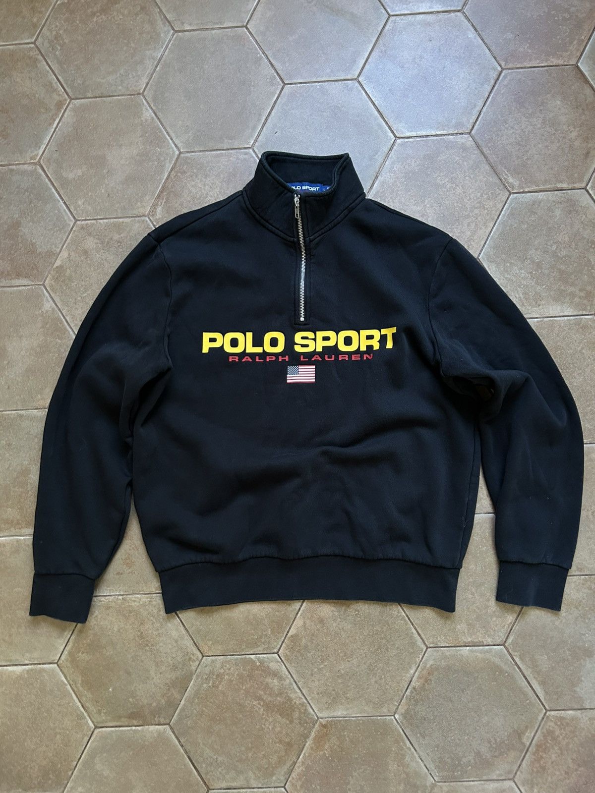 Ralph Lauren Sport Ralph Lauren Polo Sport 1/4 Zip Sweatshirt Size US L / EU 52-54 / 3 - 1 Thumbnail