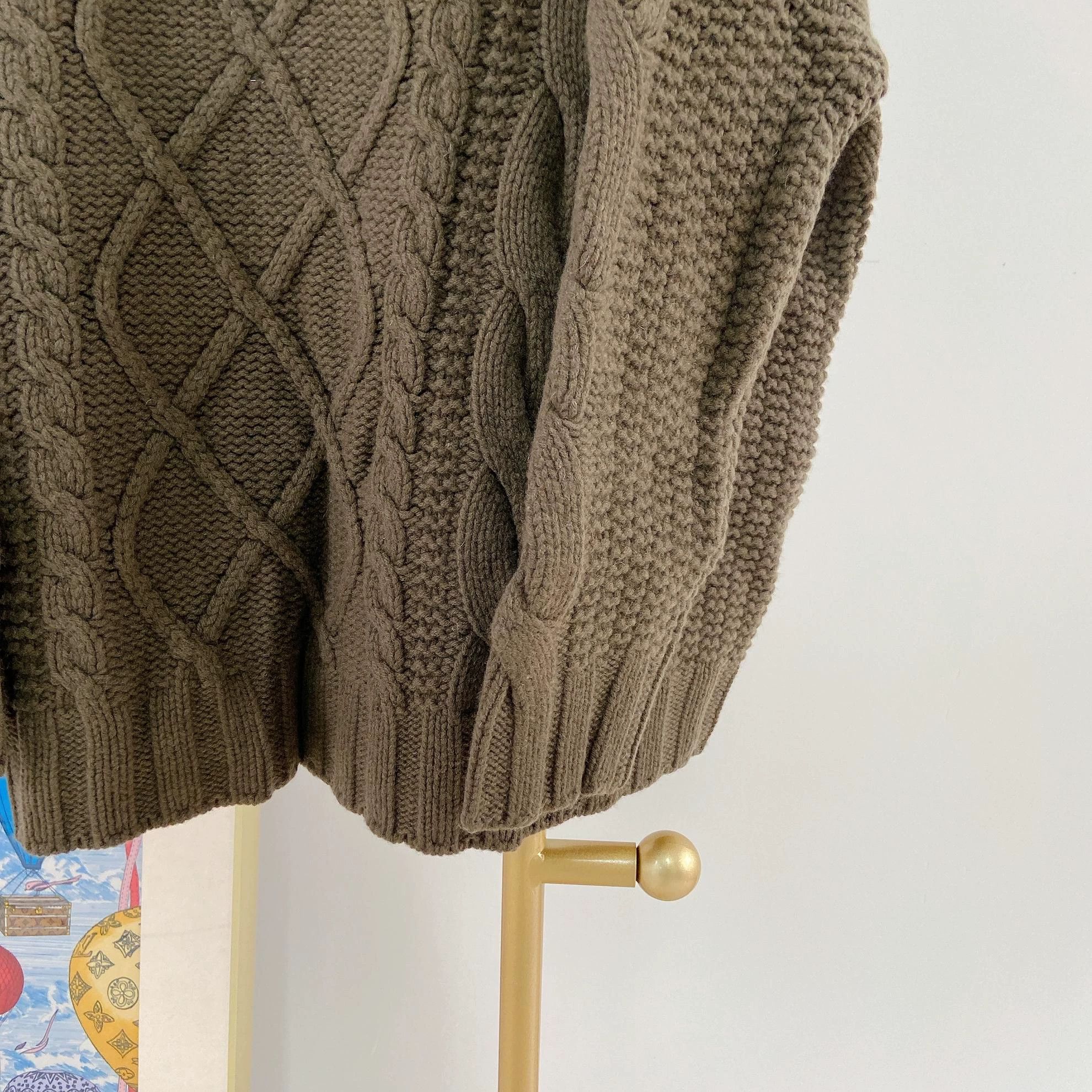 Max Mara Maxmara Argyle Knit Pullover XS with Tags Size XS / US 0-2 / IT 36-38 - 5 Thumbnail