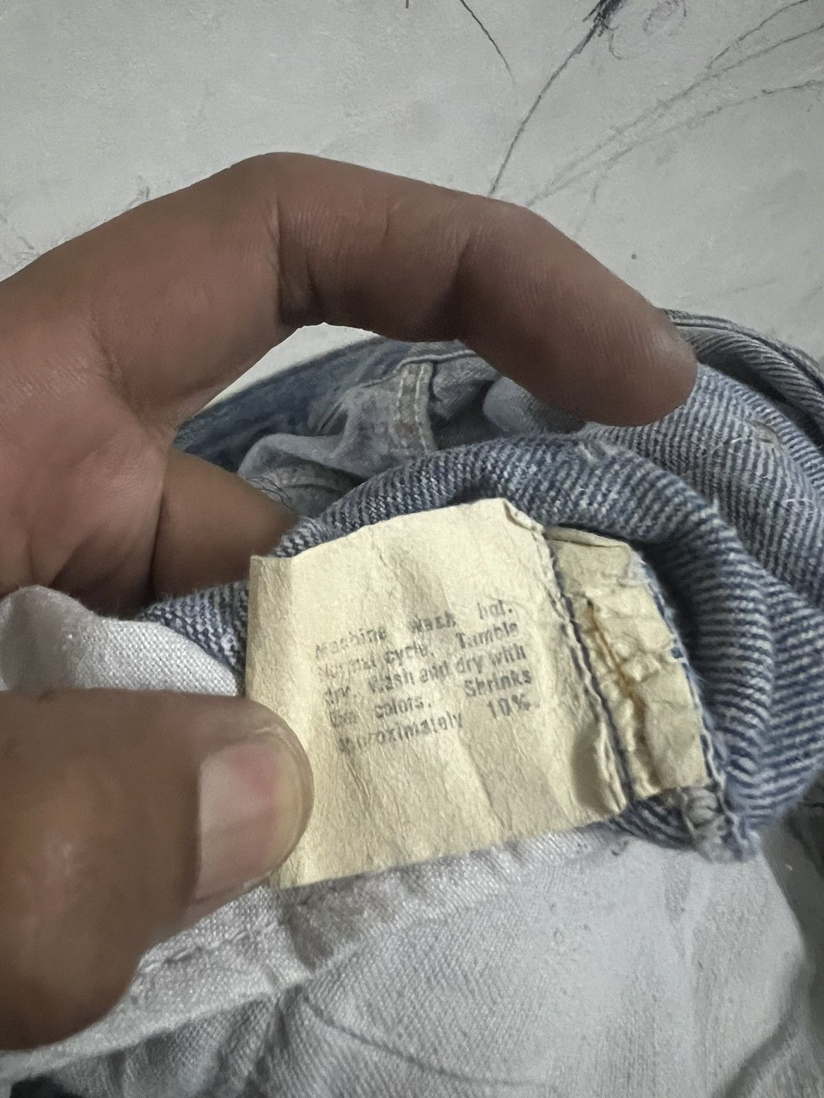 Japanese Brand × Levi's Vintage Clothing VINTAGE 501 DISTRESSED DENIM PANT Size US 32 / EU 48 - 7 Thumbnail