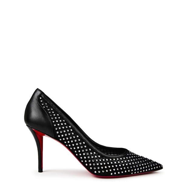 Christian Louboutin Apostropha Mesh Strass 80mm Pumps Size US 9 / IT 39 - 1 Thumbnail