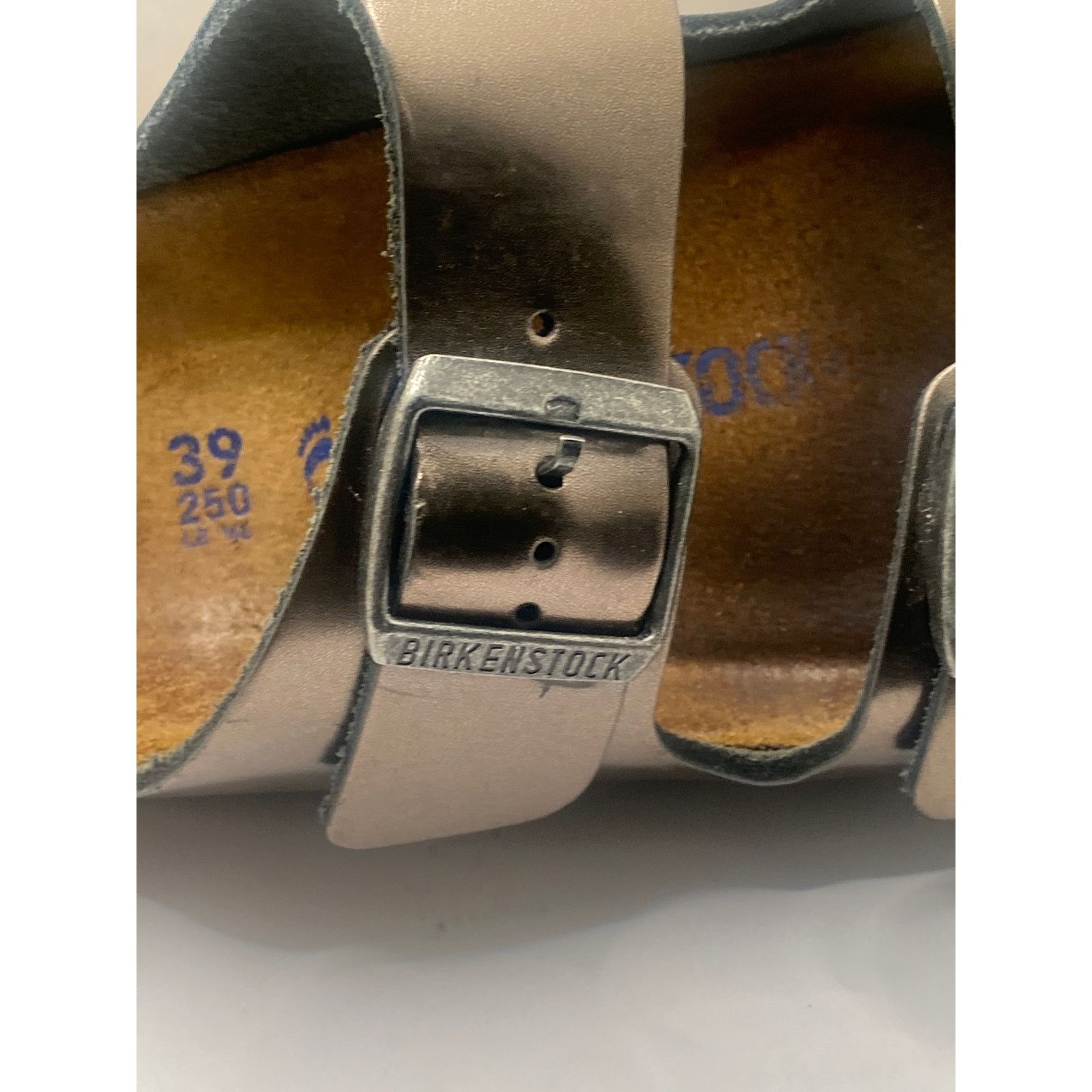Birkenstock Birkenstock Arizona Sandal -EU 39/ 8.5 Metallic Anthracite Size US 8.5 / IT 38.5 - 9 Thumbnail
