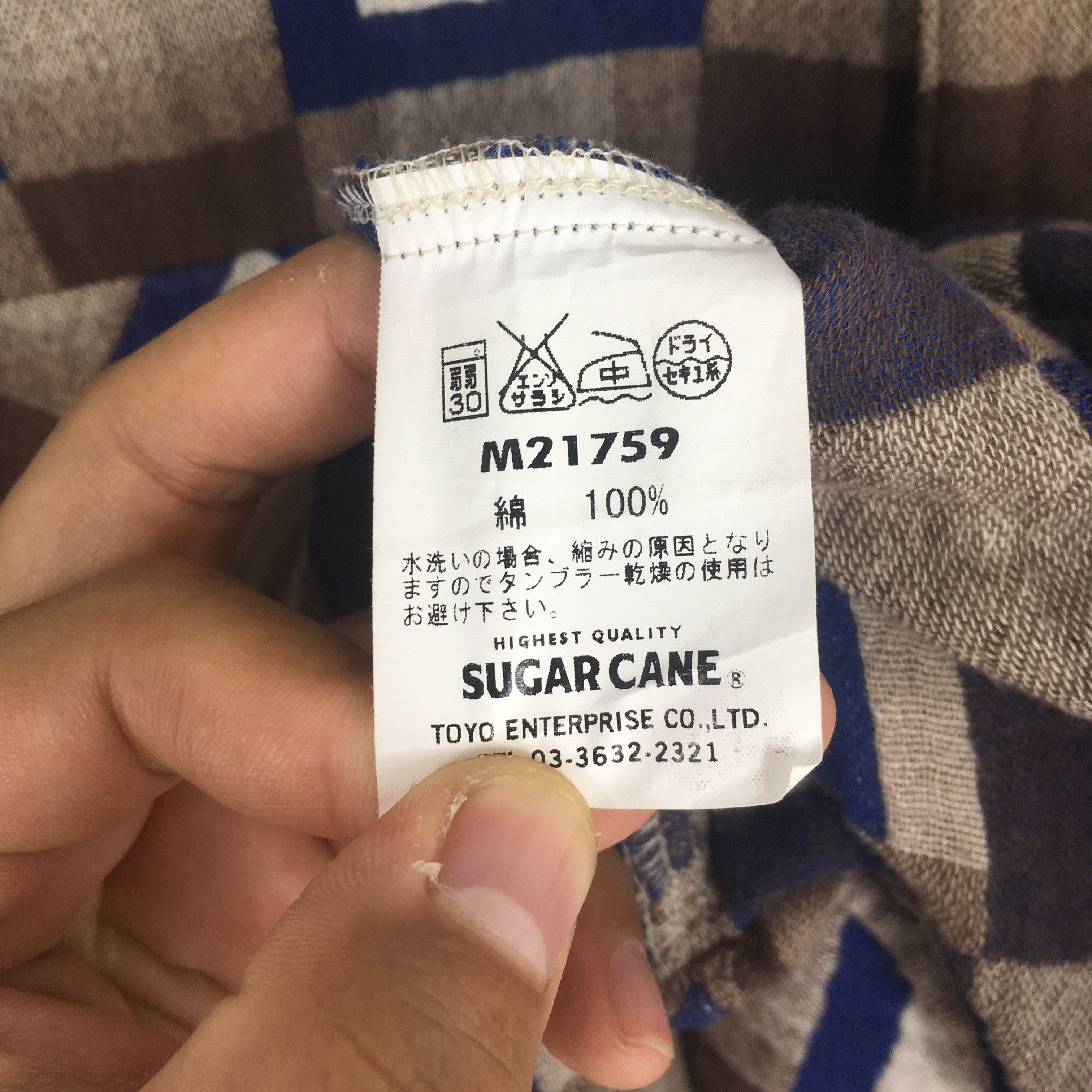 Sugar Cane Vintage Sugar Cane Japan Plaid Checkered Shirt Large Size US L / EU 52-54 / 3 - 7 Thumbnail
