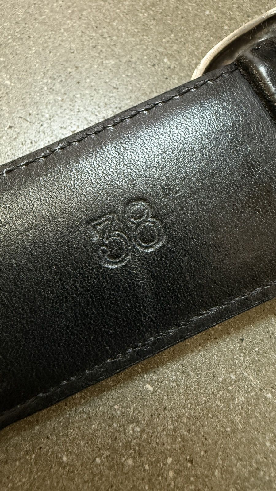 Chrome Hearts RARE! Chrome Hearts Black Leather Gunslinger Belt Size 38 - 6 Thumbnail