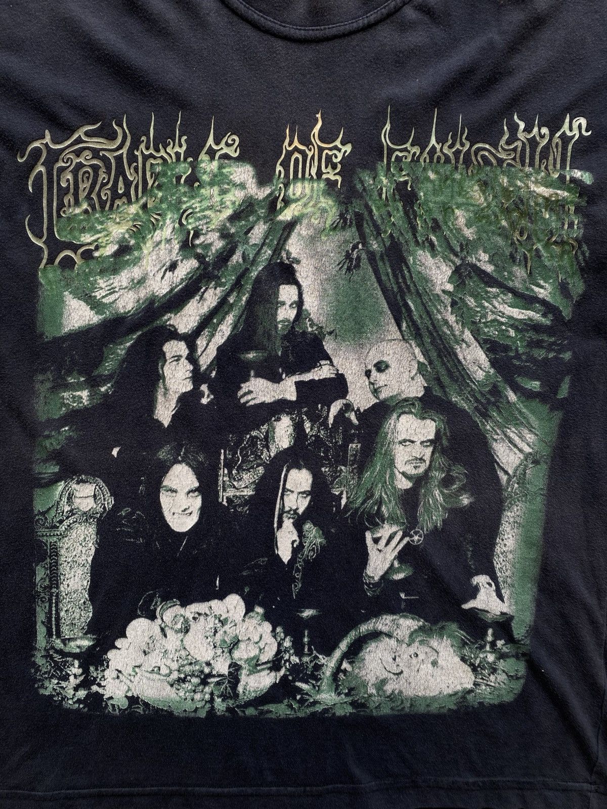 Vintage Vintage 90’s Cradle of Filth Faded Euro Boot Tee Medium Size US M / EU 48-50 / 2 - 5 Thumbnail