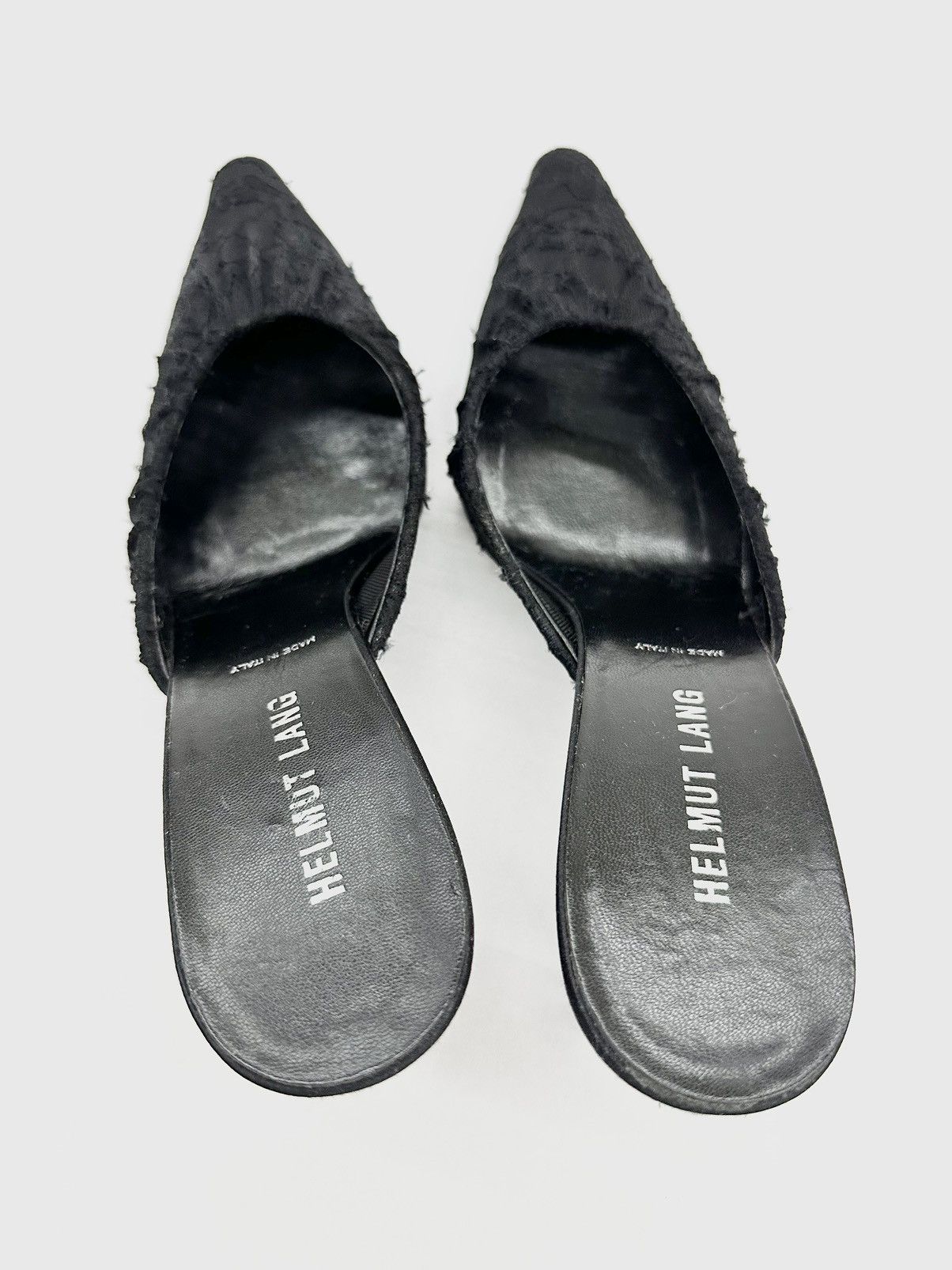 Helmut Lang Helmut Lang Black Laced Mules 2001 AW Size US 9 / IT 39 - 3 Thumbnail