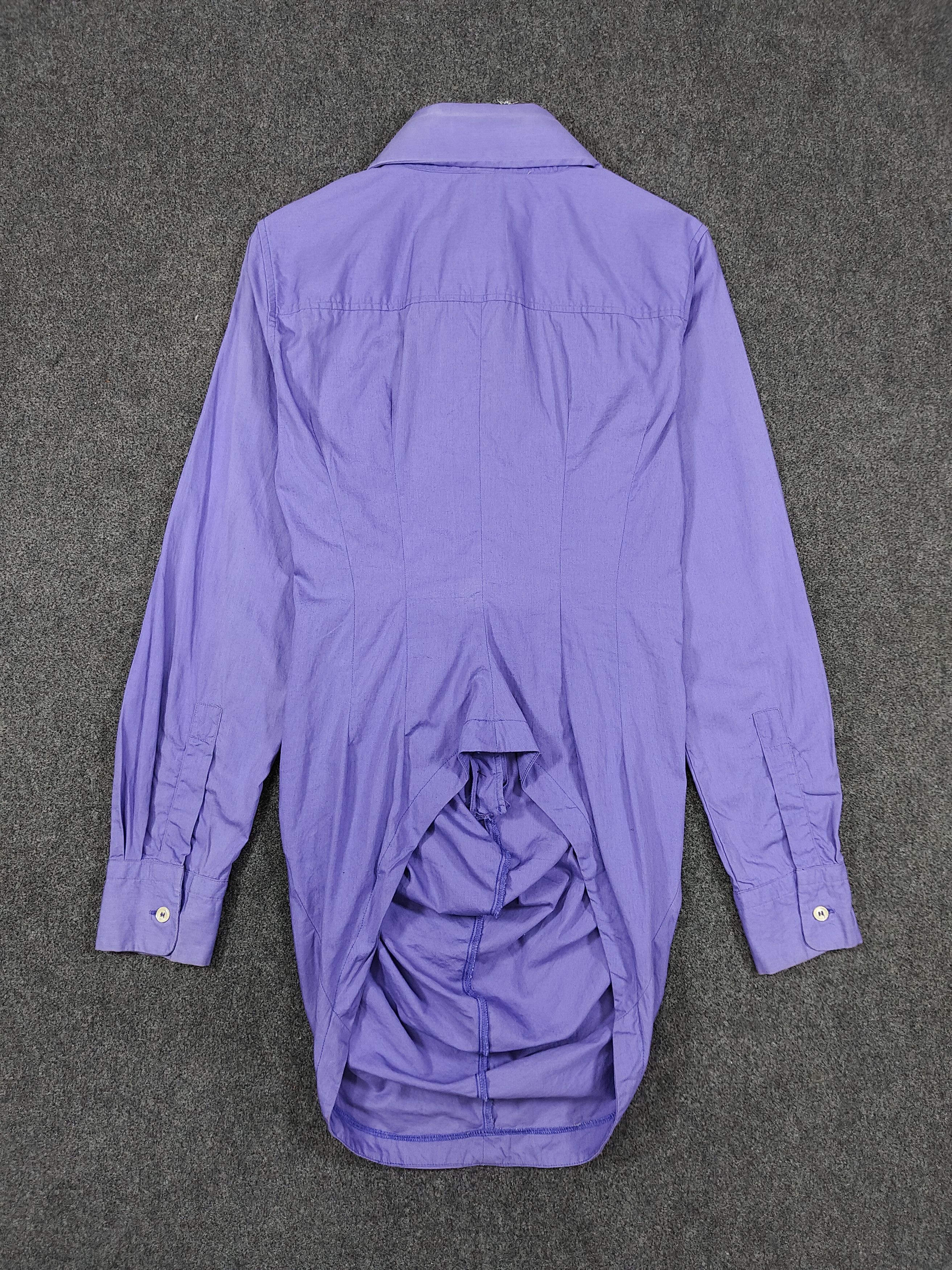 Alexander McQueen ARCHIVED- 90s Alexander McQueen 3D Shaped Bustel Shirt Size M / US 6-8 / IT 42-44 - 9 Thumbnail