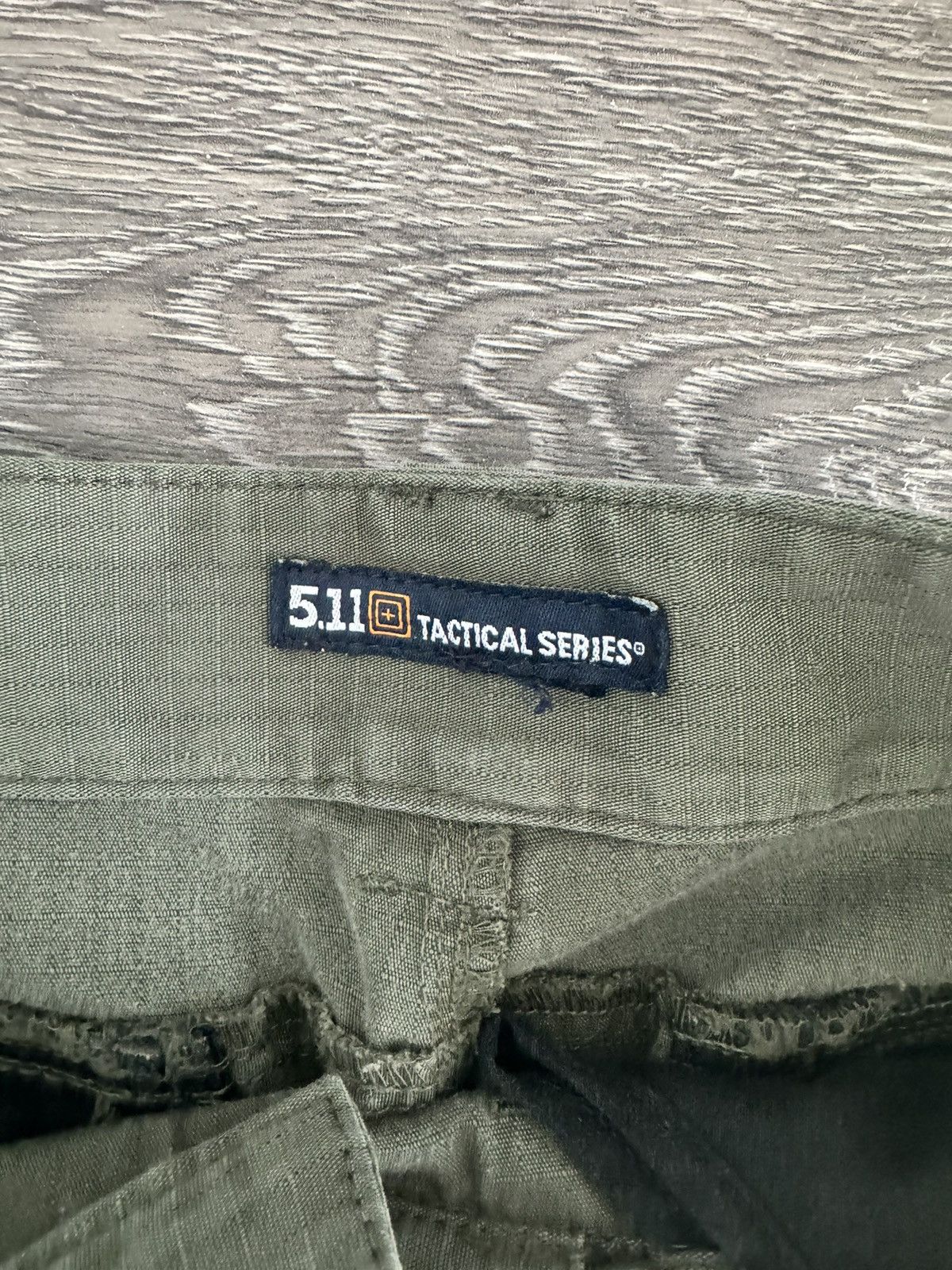 Vintage 5.11 TACTICAL SERIES GREEN CARGO PANTS Size US 36 / EU 52 - 3 Thumbnail