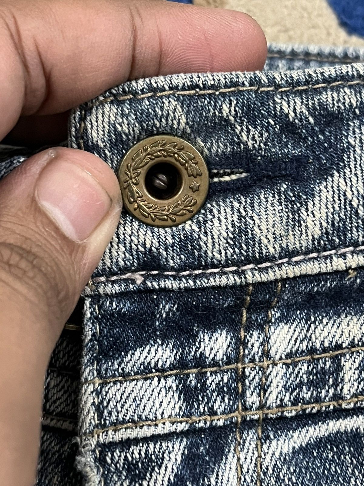 Camel × Vintage Vintage Camel Road Flare Bell Bottom Grunge Denim Size US 32 / EU 48 - 11 Thumbnail
